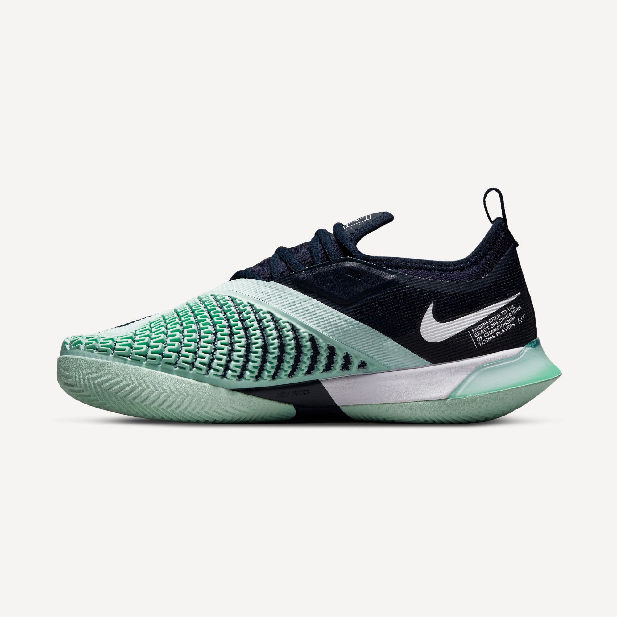 NikeCourt React Vapor NXT Women's Clay Court Tennis Shoes Blue (3)
