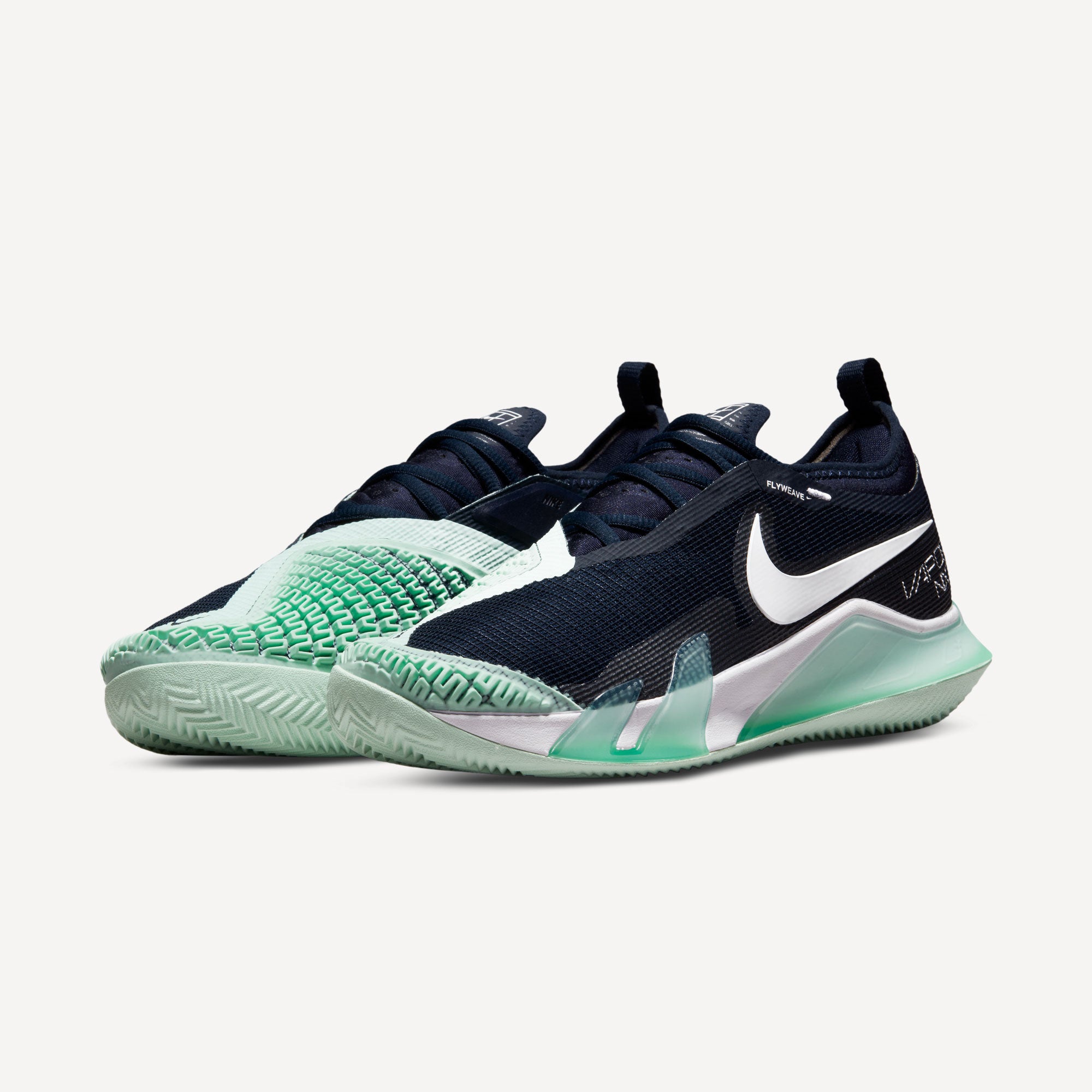 NikeCourt React Vapor NXT Women's Clay Court Tennis Shoes Blue (4)