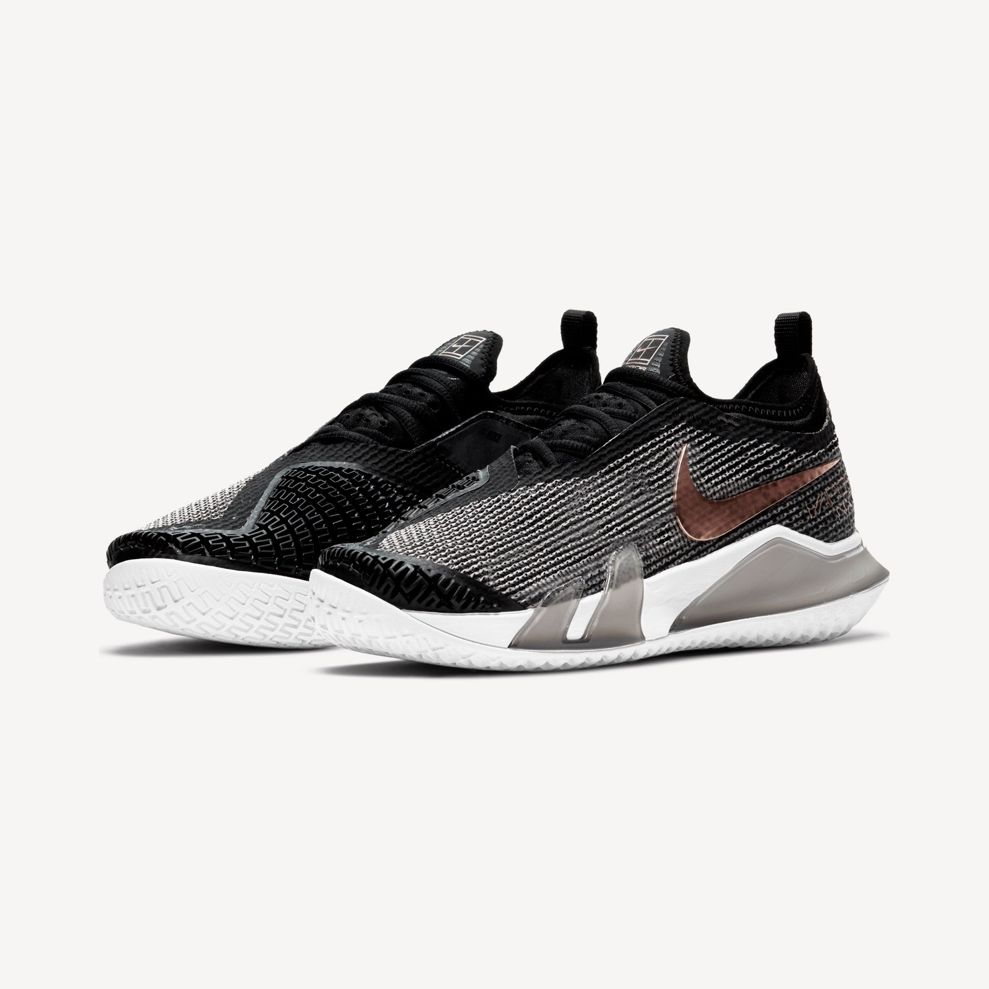 NikeCourt React Vapor NXT Women's Hard Court Tennis Shoes Black (4)