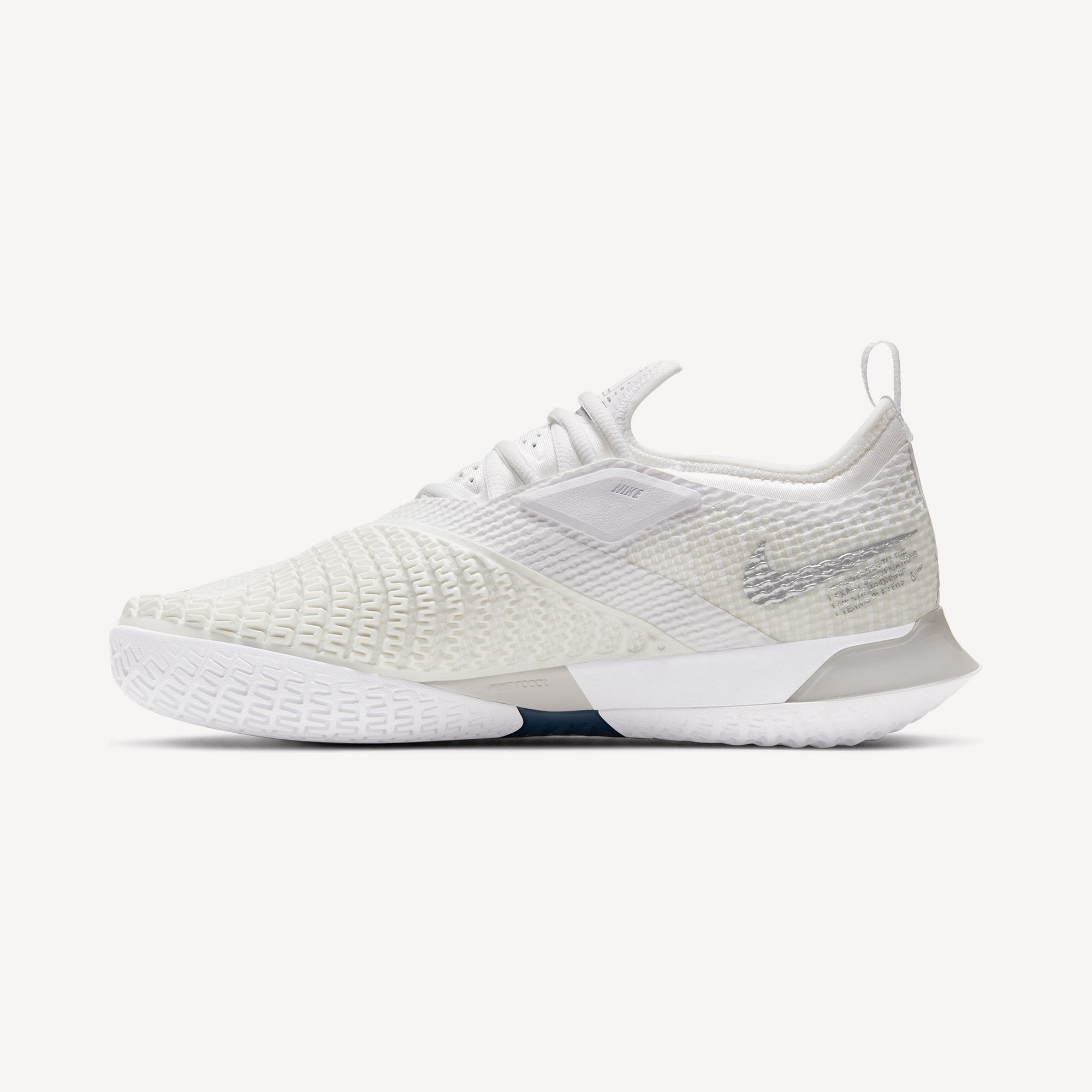 NikeCourt React Vapor NXT Women's Hard Court Tennis Shoes White (3)