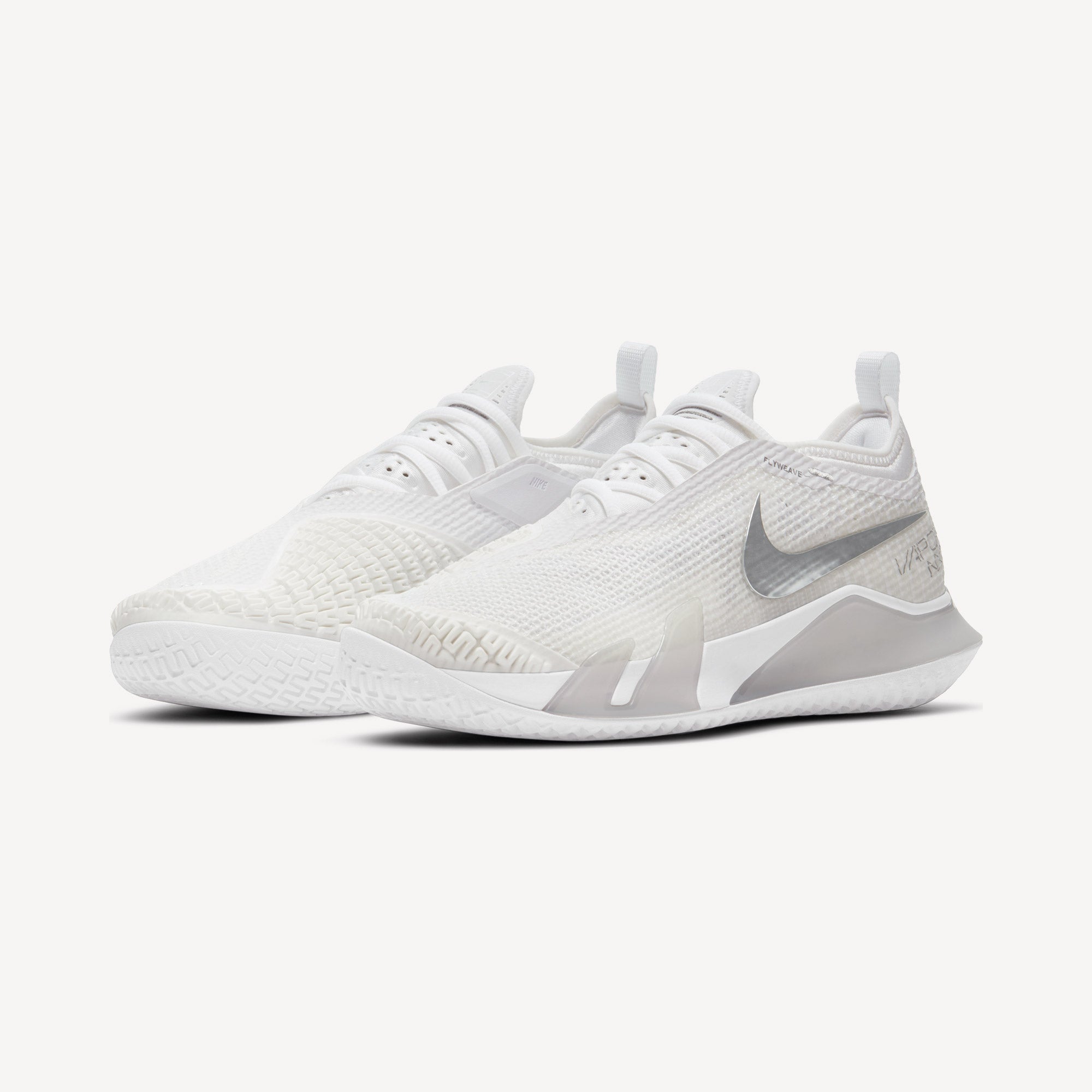 NikeCourt React Vapor NXT Women's Hard Court Tennis Shoes White (4)