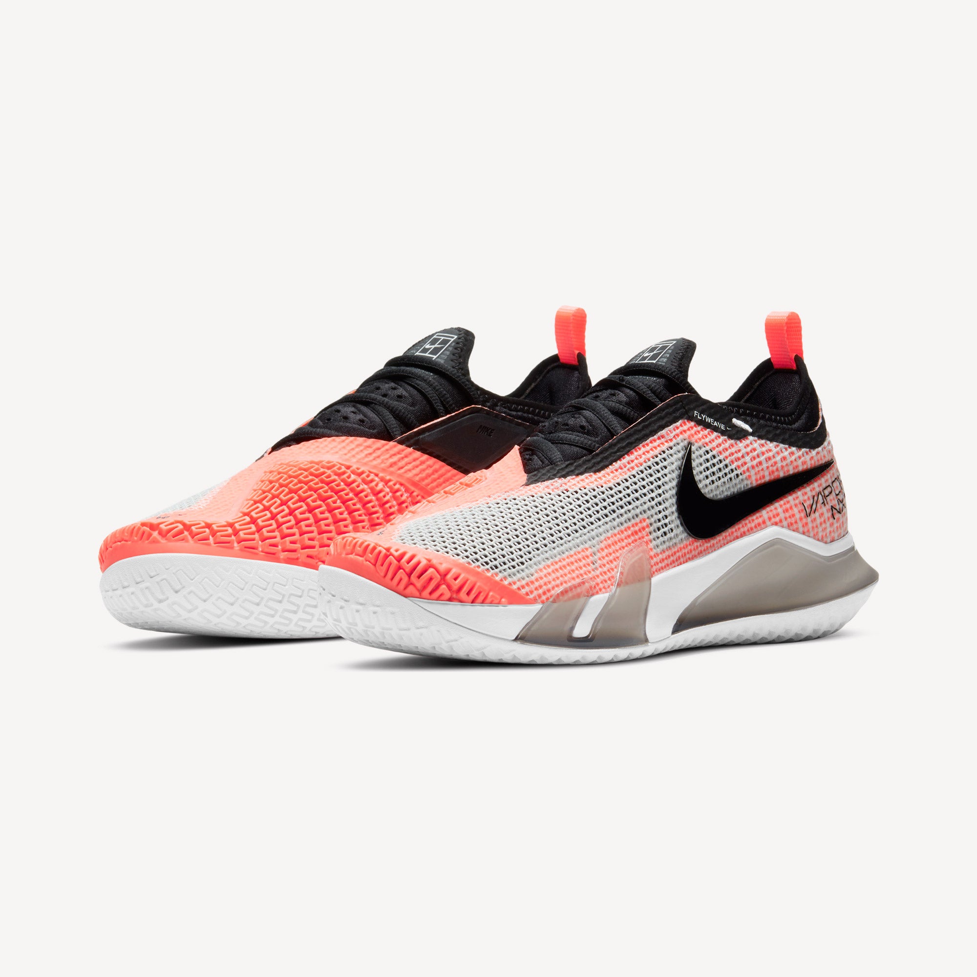 NikeCourt React Vapor NXT Women's Hard Court Tennis Shoes White (4)