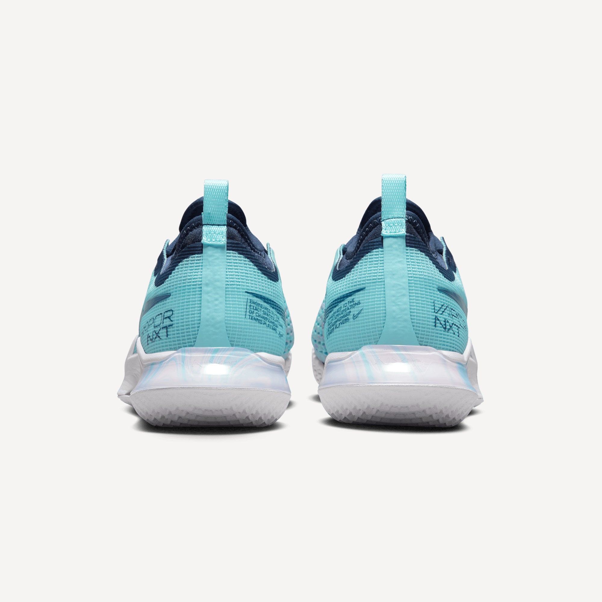 NikeCourt React Vapor NXT Women's Hard Court Tennis Shoes Blue (5)