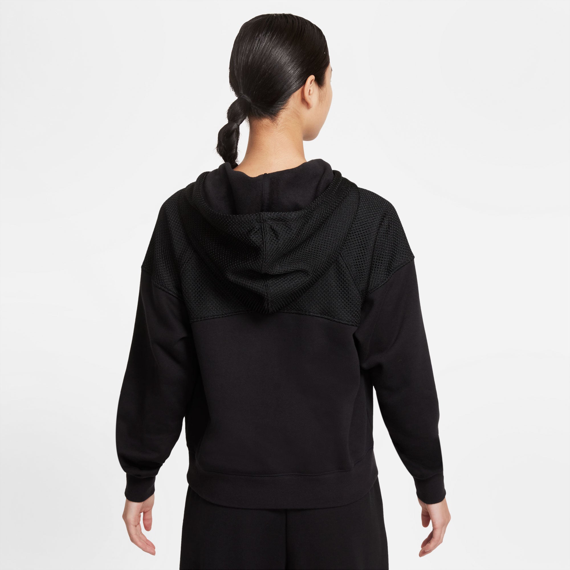 NikeCourt SDC Women's Fleece Tennis Hoodie Black (2)