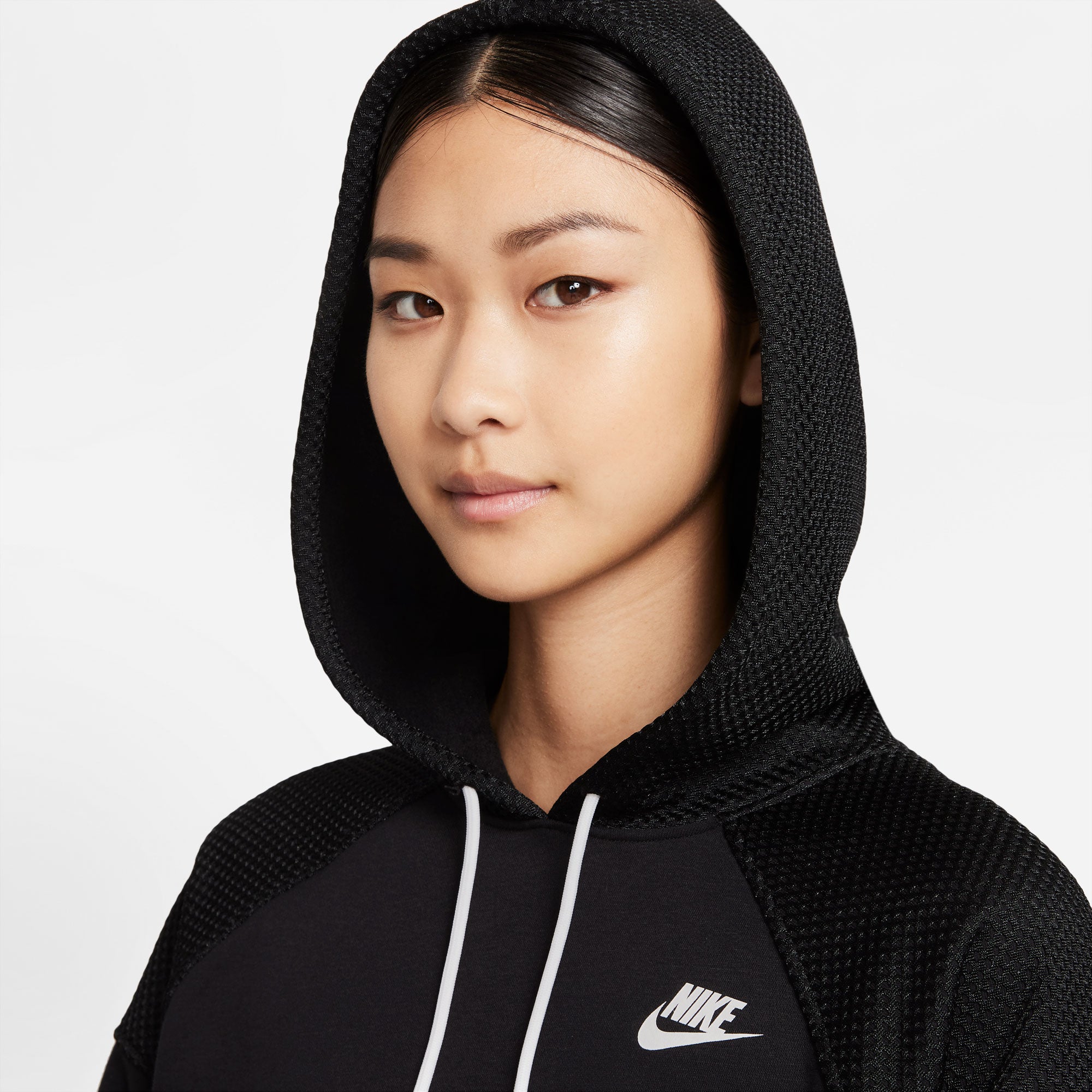 NikeCourt SDC Women's Fleece Tennis Hoodie Black (4)