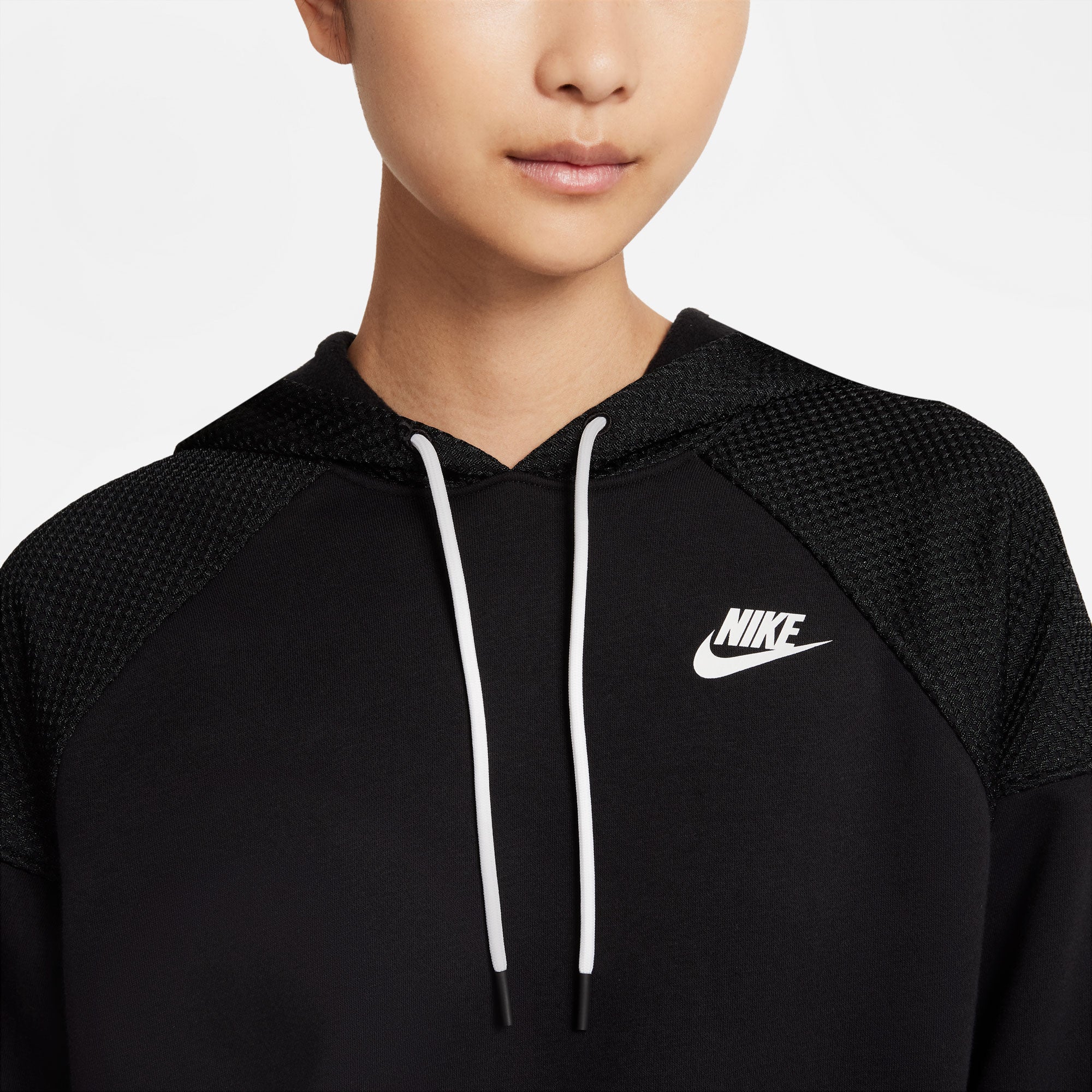 NikeCourt SDC Women's Fleece Tennis Hoodie Black (5)