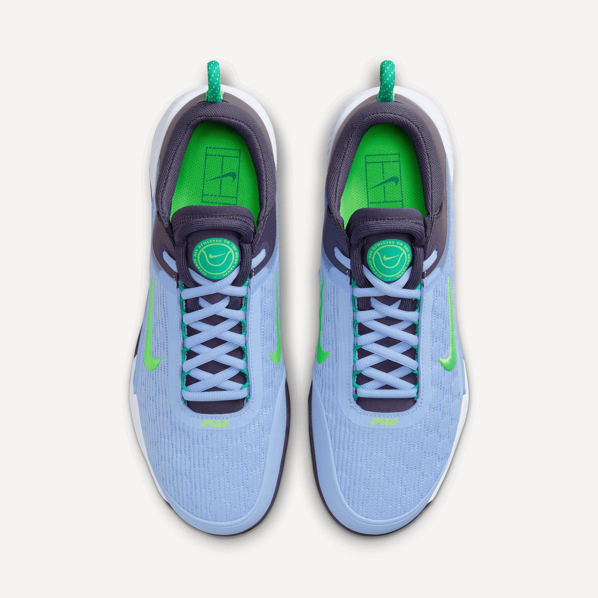 NikeCourt Zoom Court NXT Men's Clay Court Tennis Shoes Blue (6)