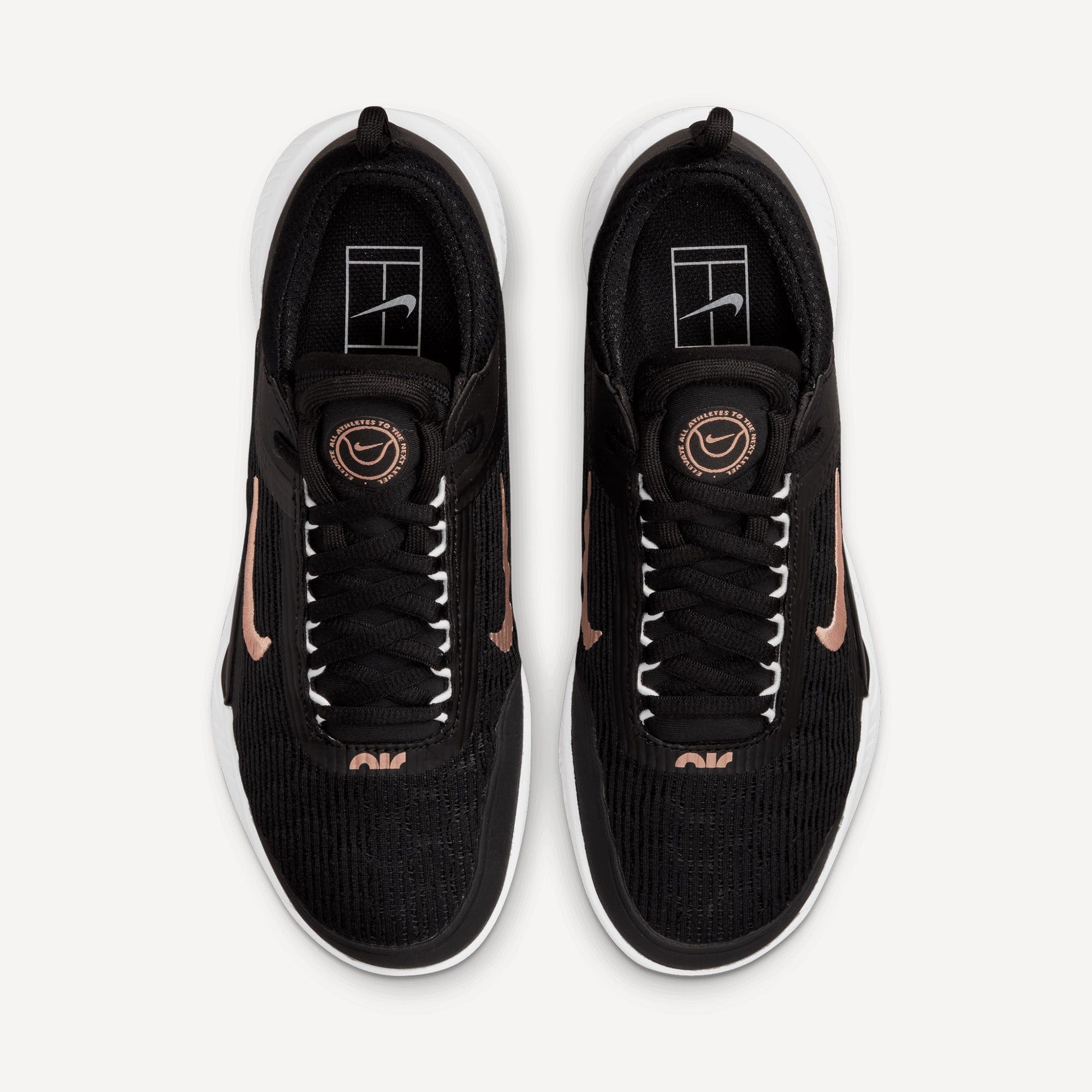 NikeCourt Zoom NXT Women's Hard Court Tennis Shoes Black (6)