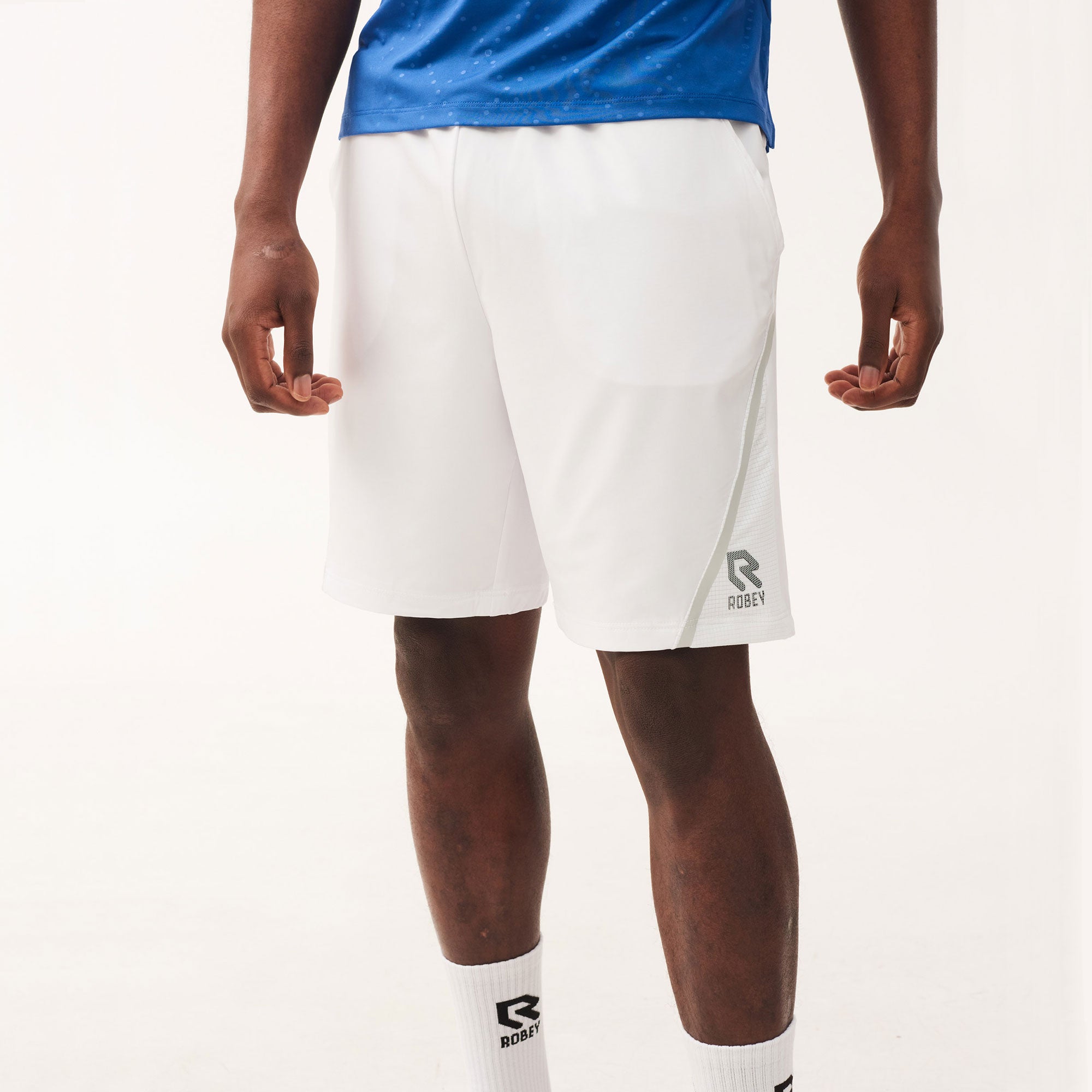 Robey Grip Men's 9-Inch Tennis Shorts White (2)