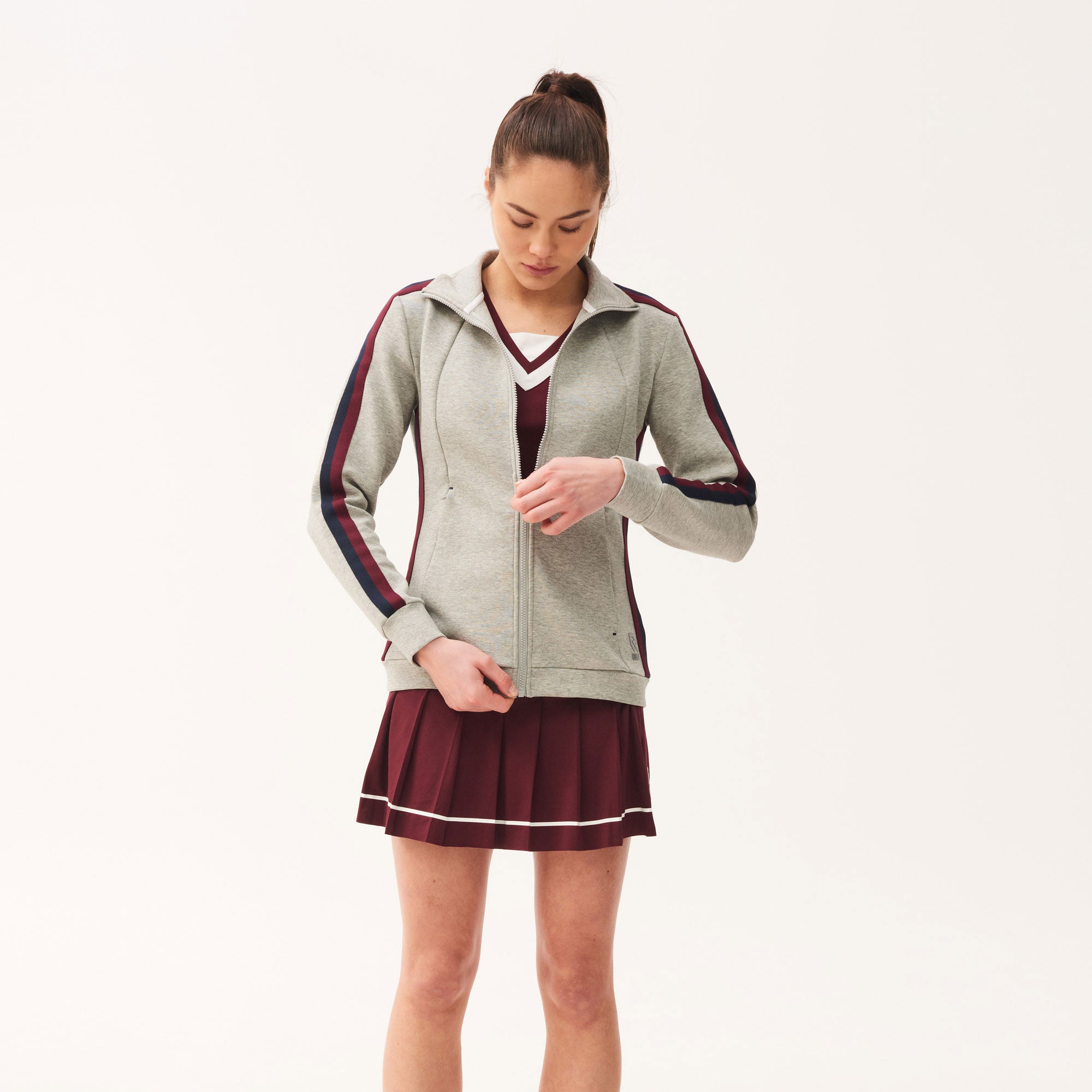 Robey Tweener Women's Full-Zip Tennis Jacket Grey (3)