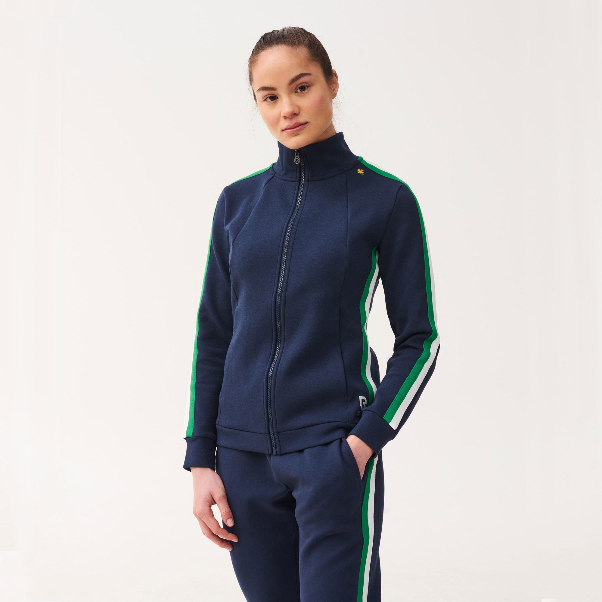 Robey Tweener Women's Full-Zip Tennis Jacket Dark Blue (1)