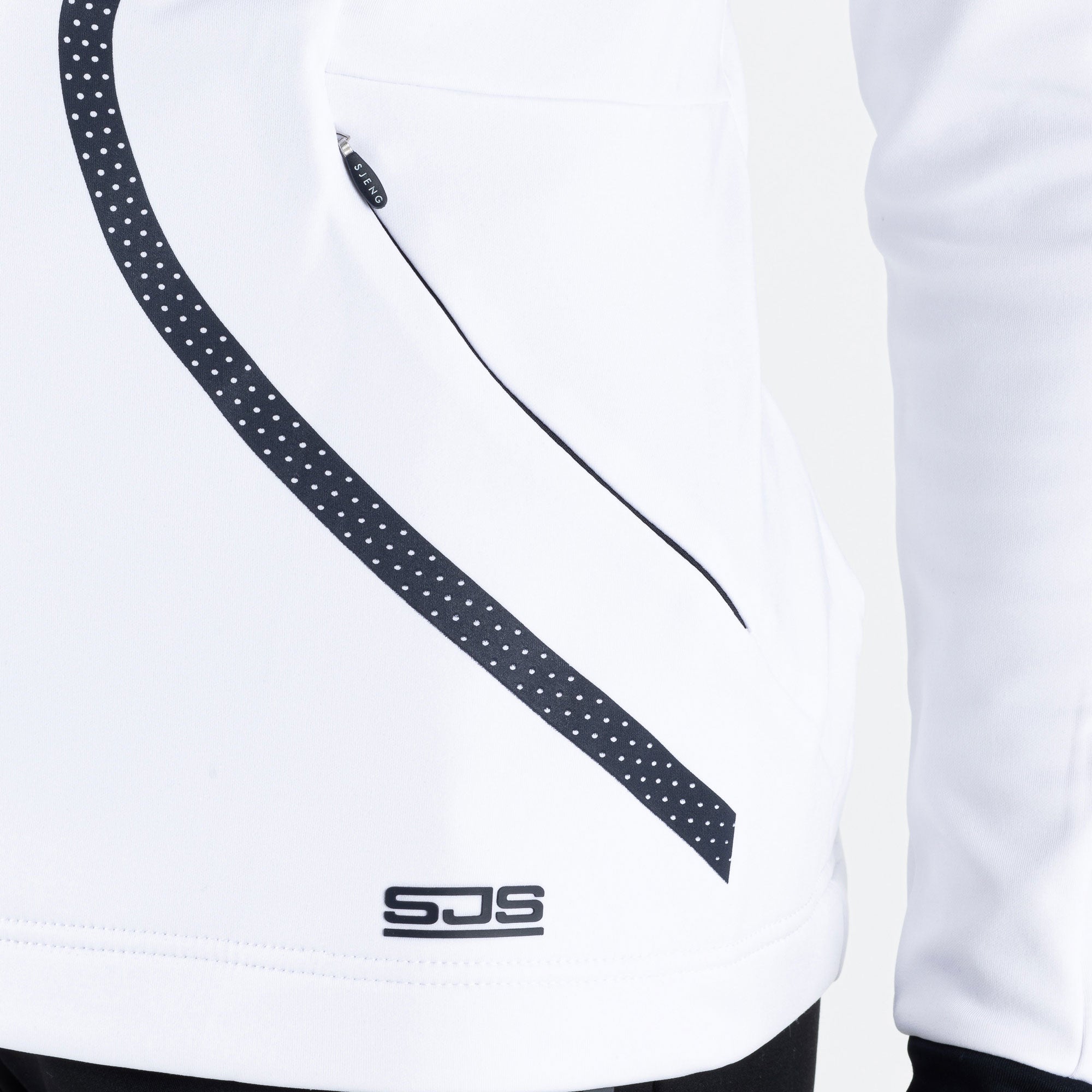 Sjeng Sports Giolla Women's Hooded Tennis Jacket White (4)