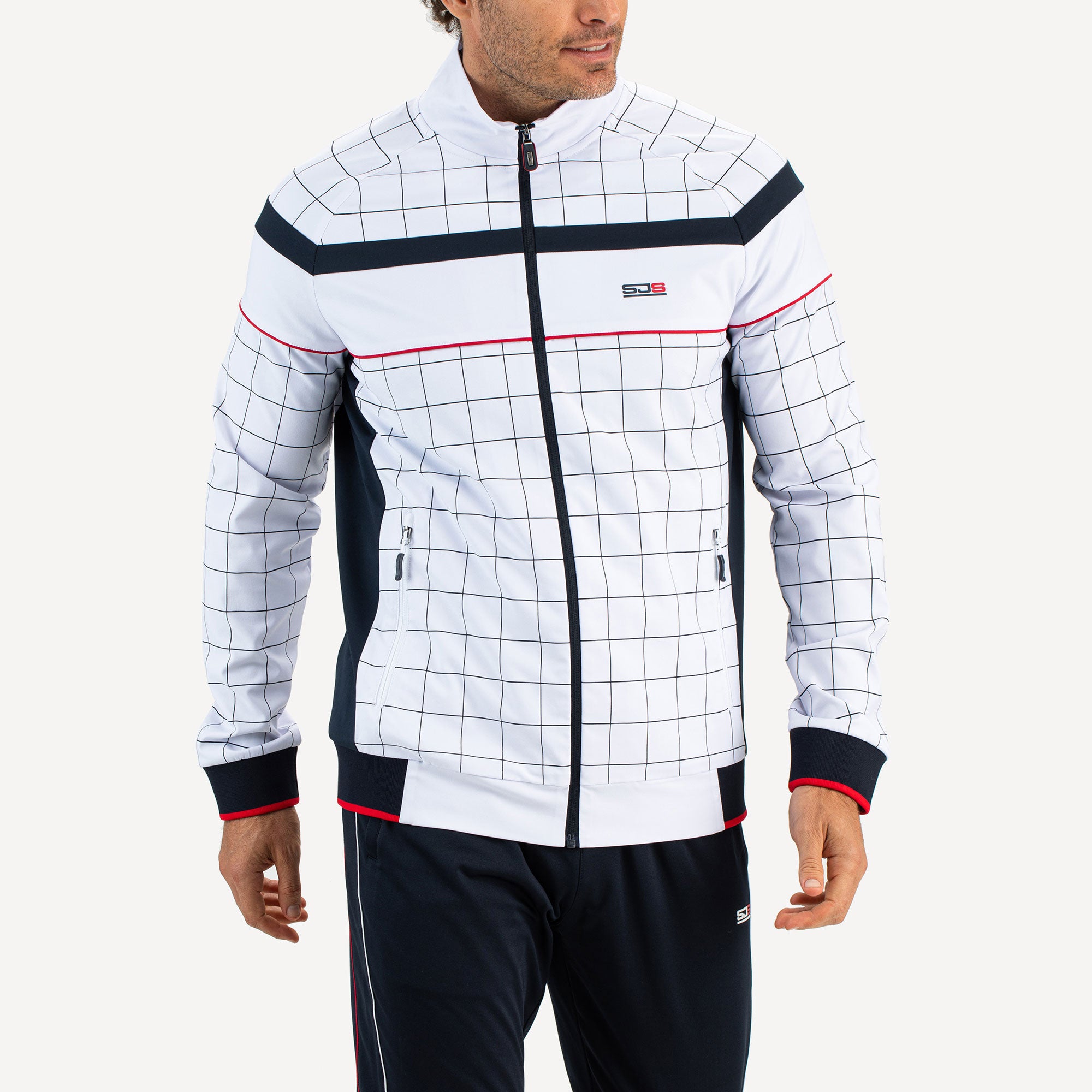 Sjeng Sports Ilai Men's Tennis Jacket White (1)