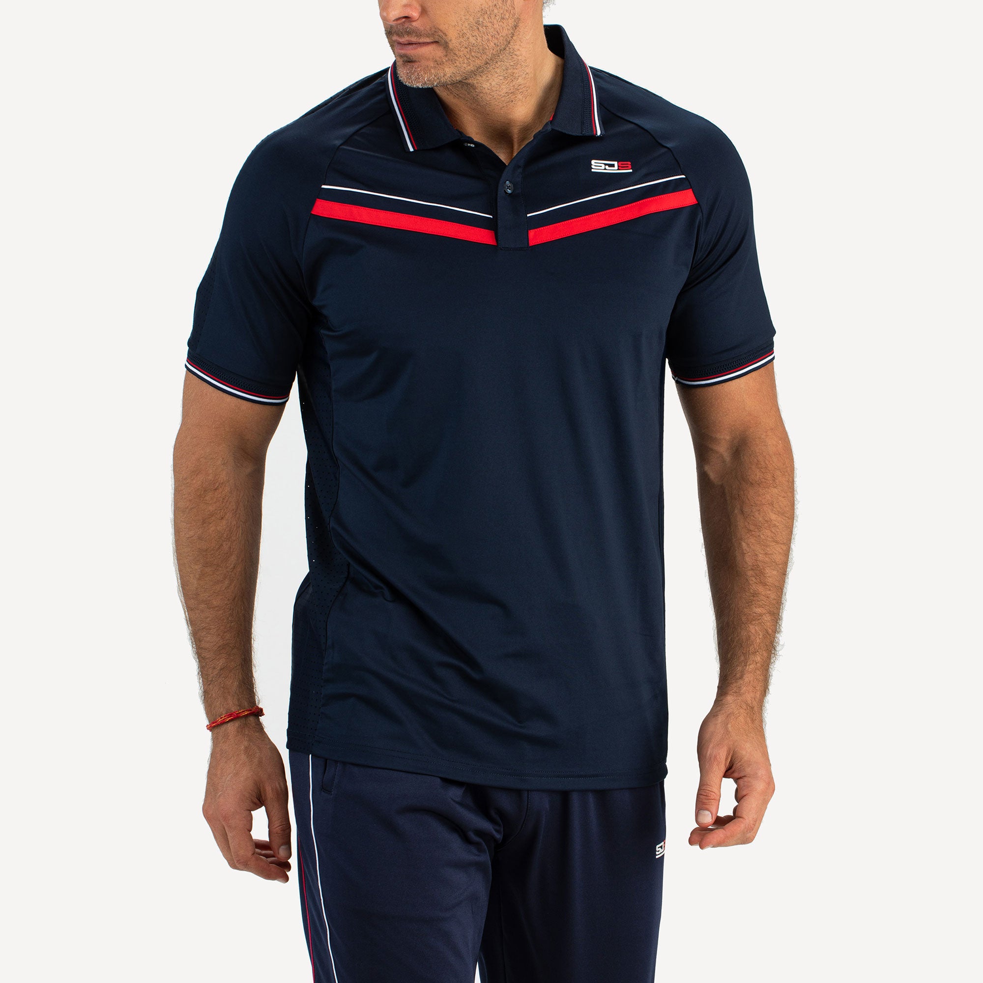 Sjeng Sports Jarno Men's Tennis Polo Blue (1)