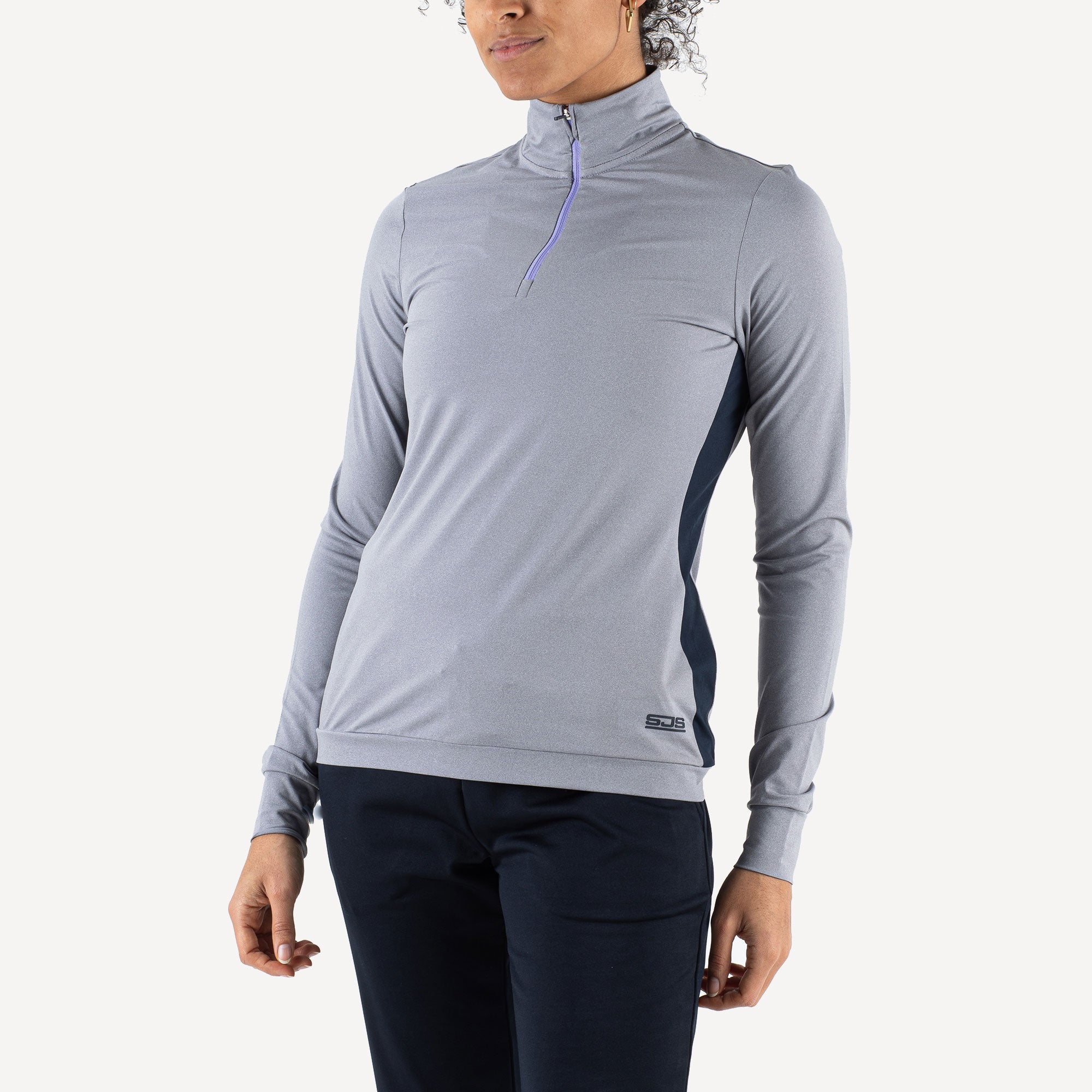 Sjeng Sports Marcela Women's Long-Sleeve Tennis Top Grey (1)