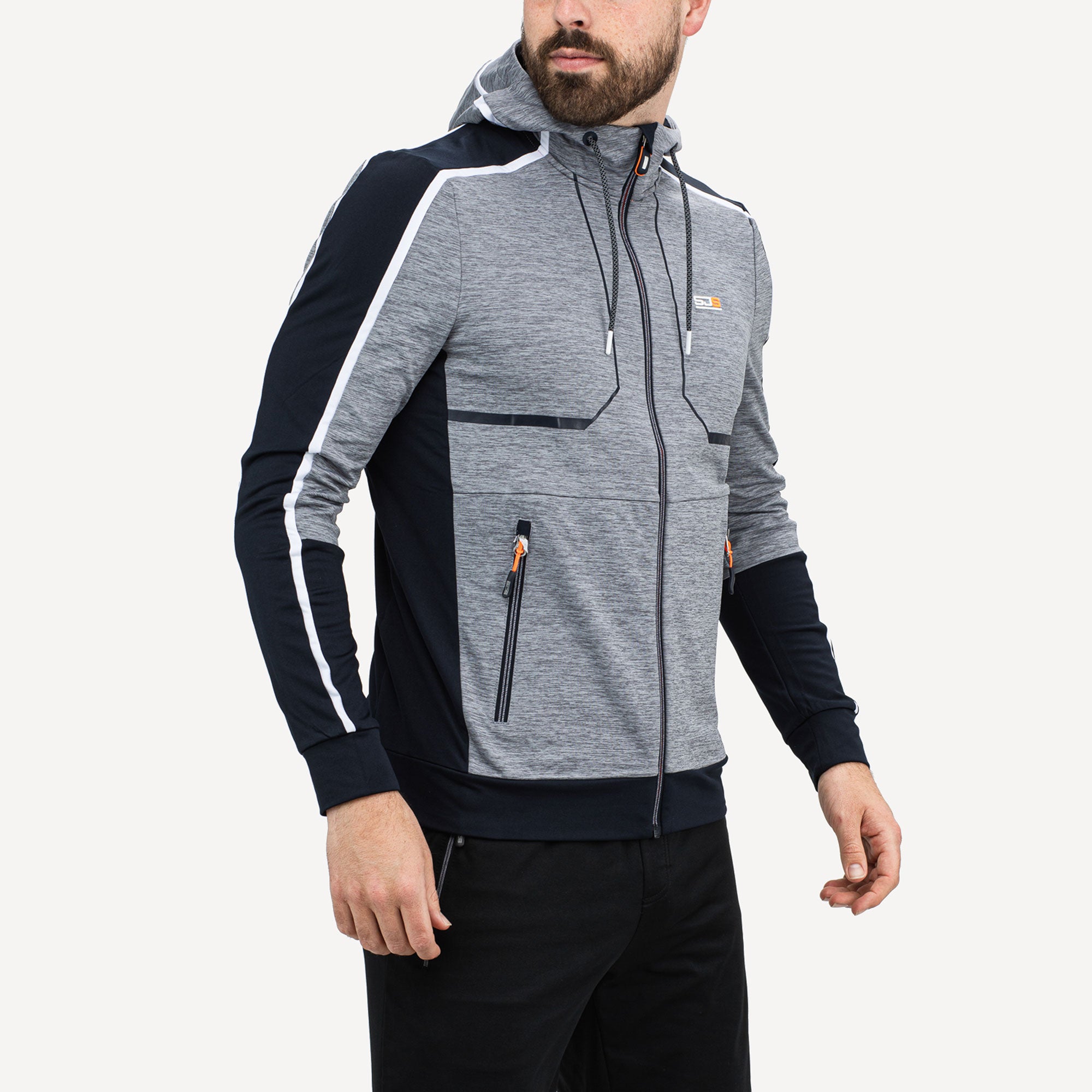 Sjeng Sports Nathon Men's Tennis Jacket Grey (1)