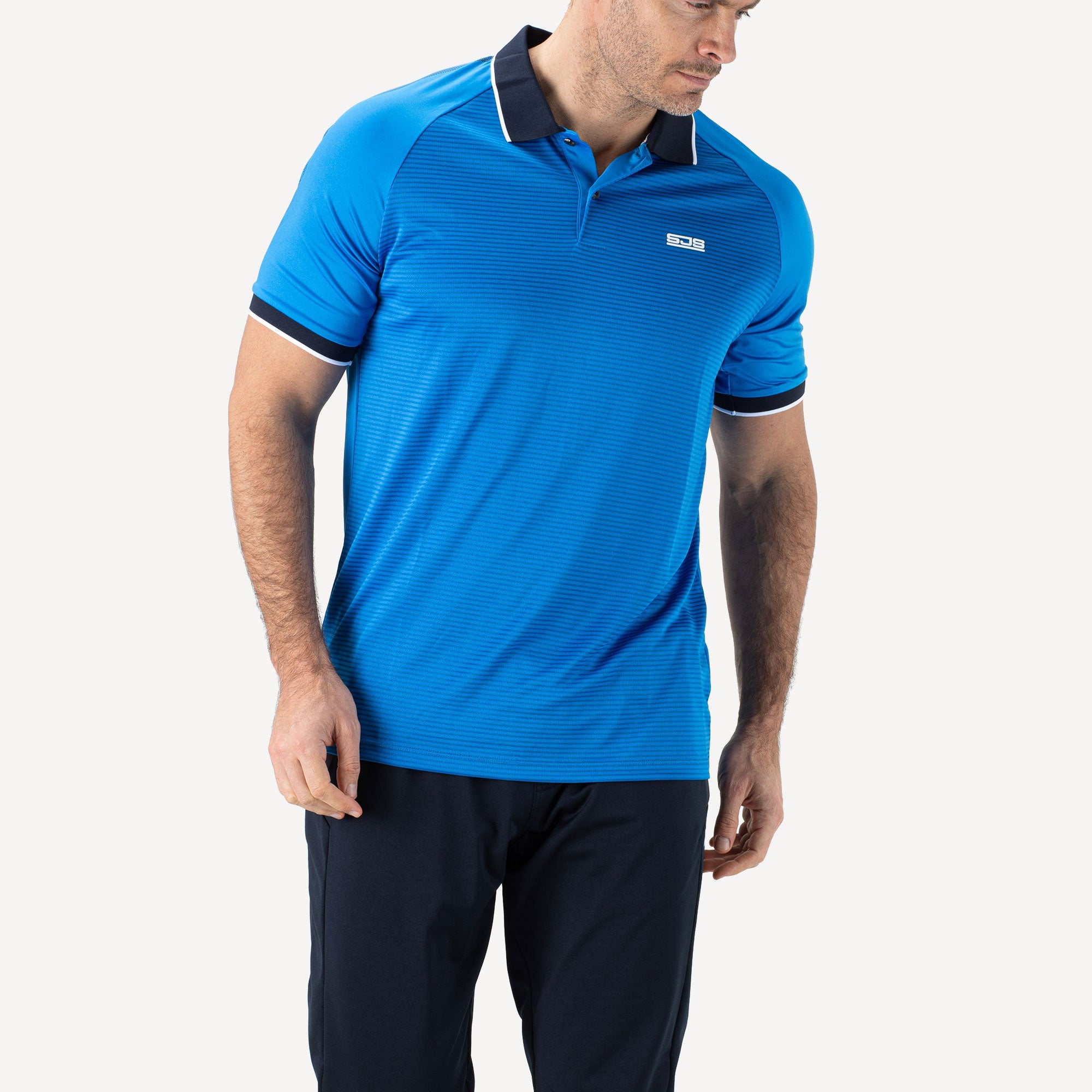 Sjeng Sports Noland Men's Tennis Polo Blue (1)