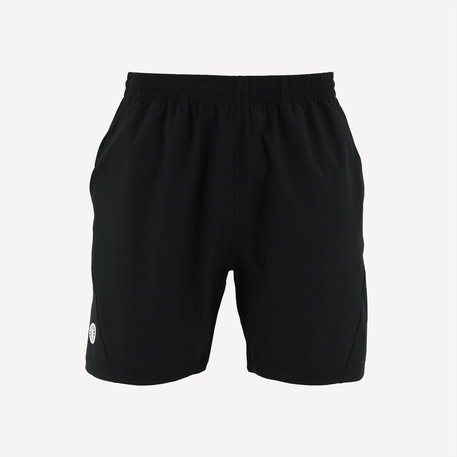 The Indian Maharadja Kadiri Boys' 7-Inch Tennis Shorts - TV Victoria Black (1)