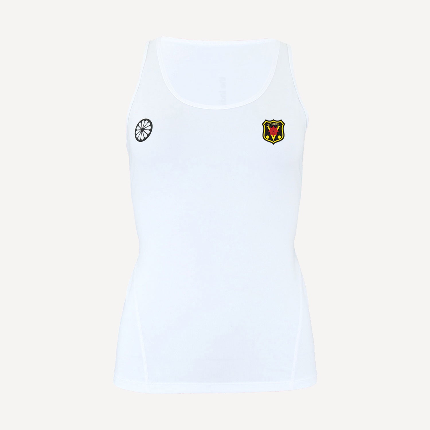 The Indian Maharadja Performance Women's Tennis Tank - TV Victoria White (1)