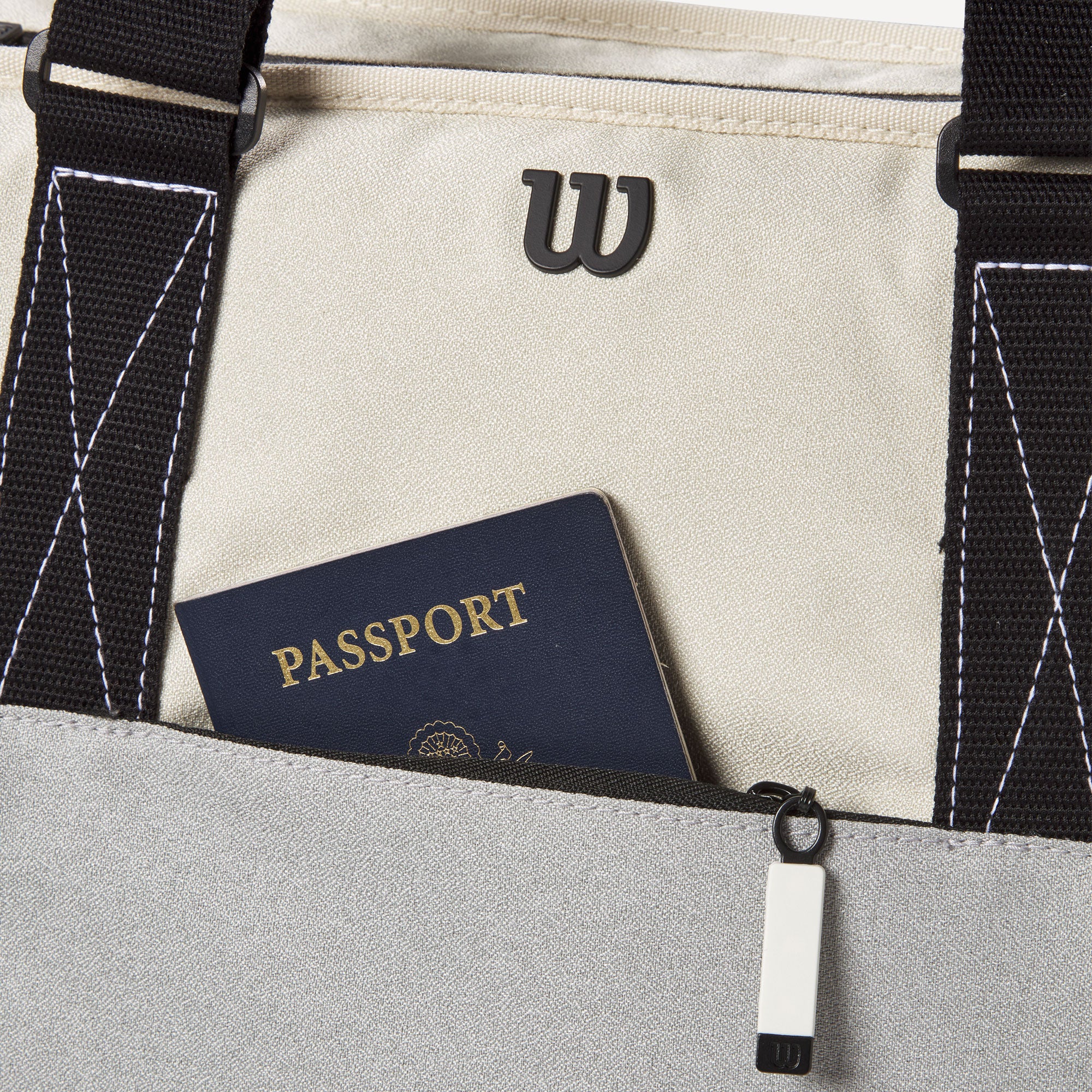 Wilson Lifestyle Tennis Tote Bag Grey (4)