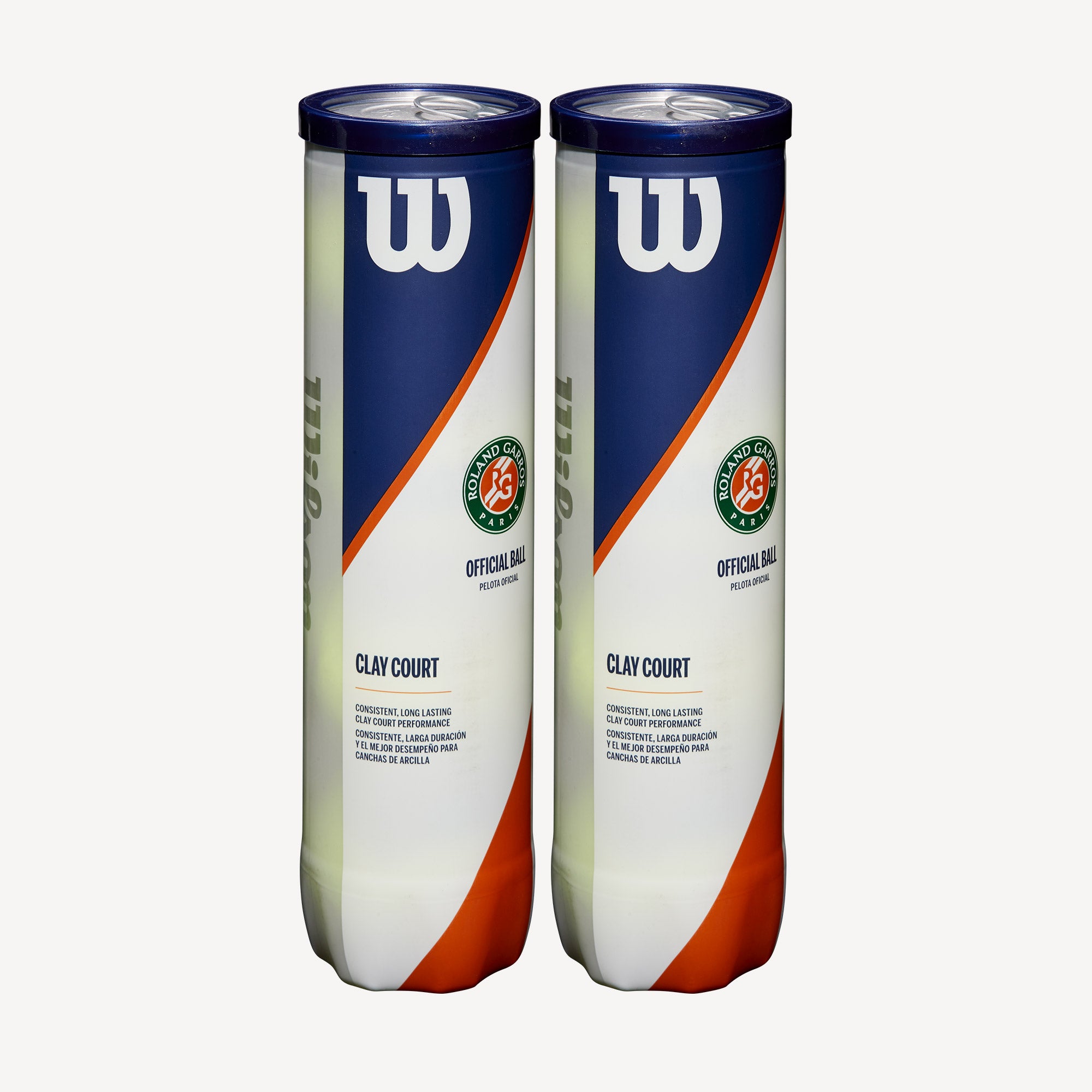 Wilson Roland Garros Clay 2x4 Tennis Balls 1