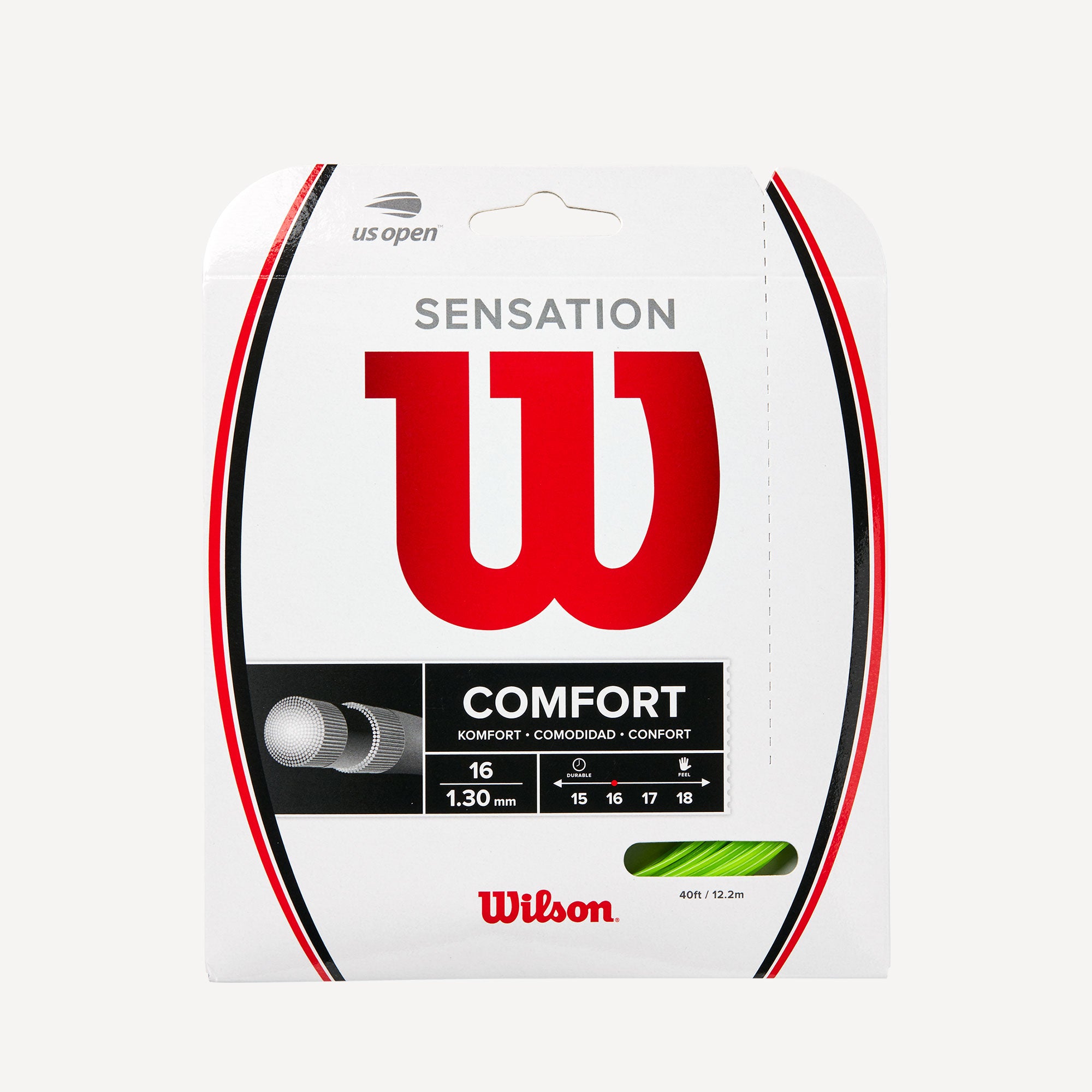 Wilson Sensation Tennis String Set 12m Green