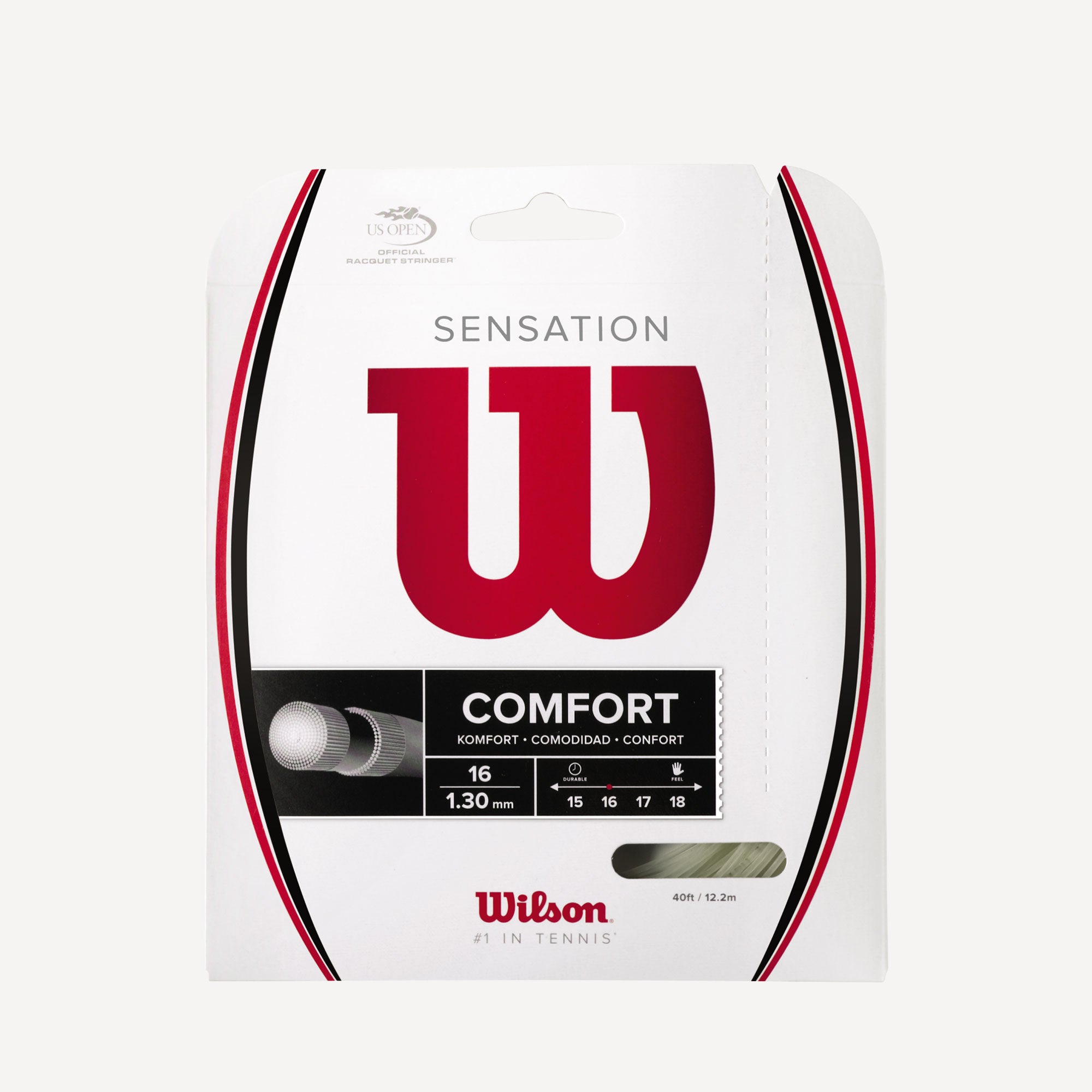Wilson Sensation Tennis String Set 12m Natural