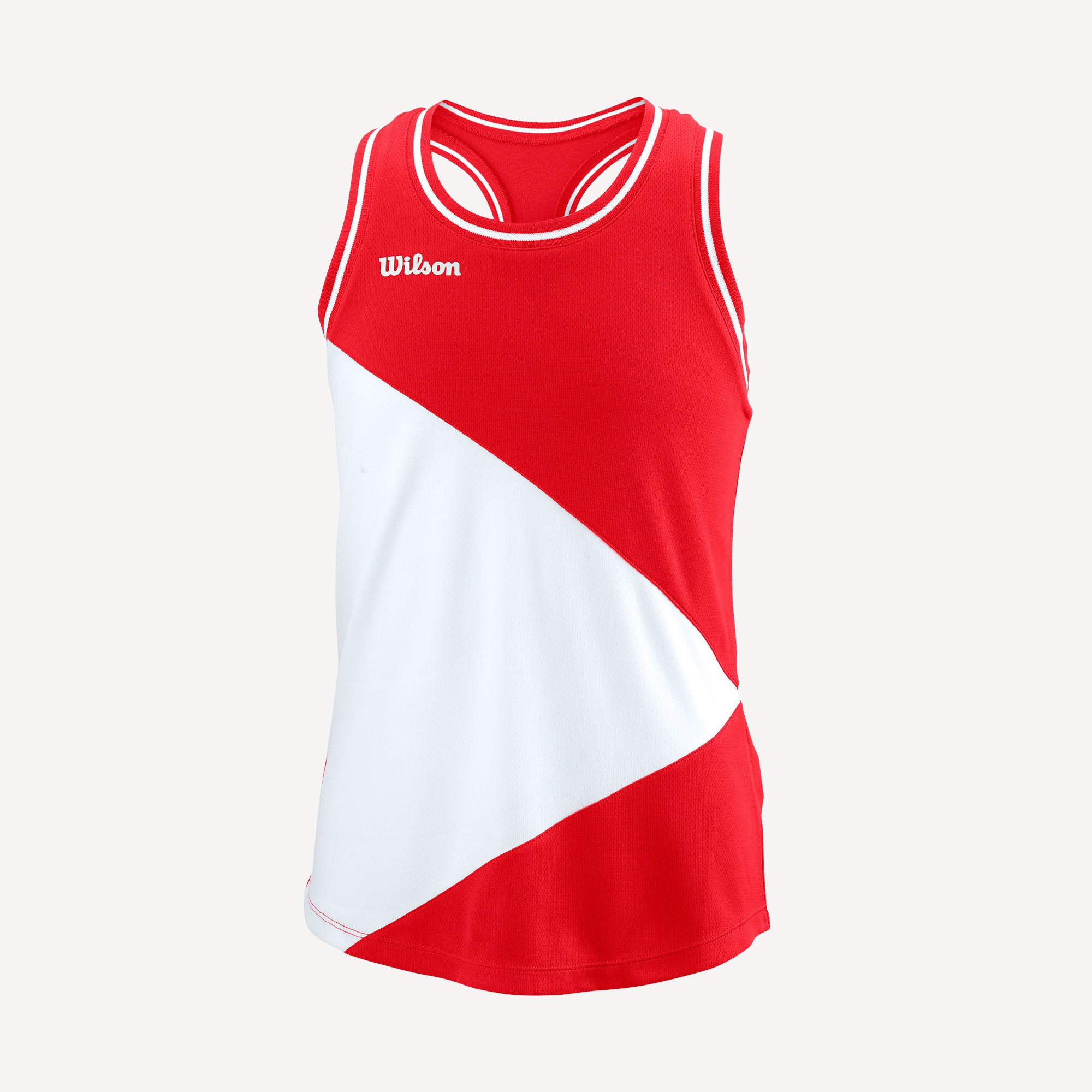 Wilson Team 2 Girls' Tennis Tank Red (1)