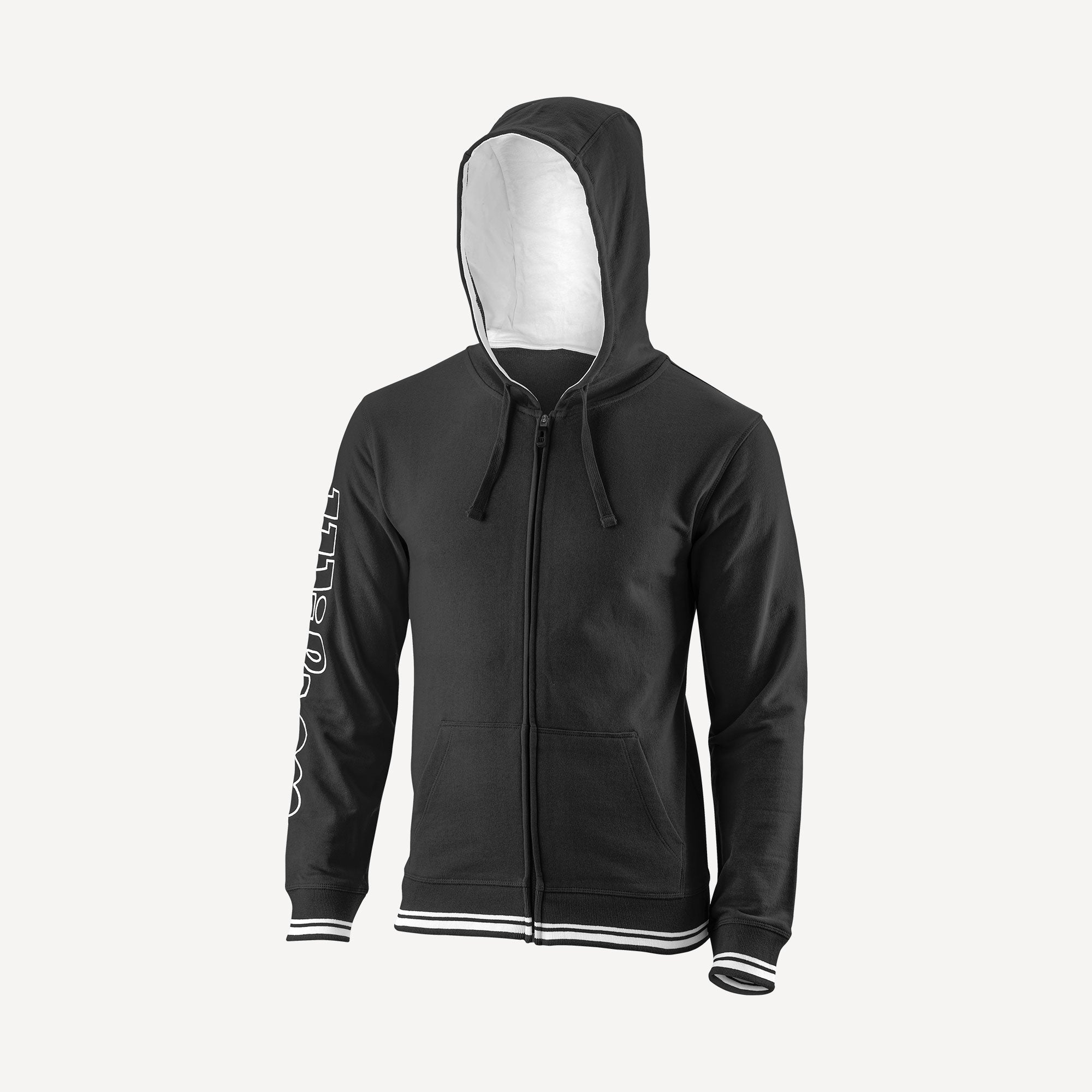 Wilson Team 2 Men's Full-Zip Tennis Hoodie Black (1)