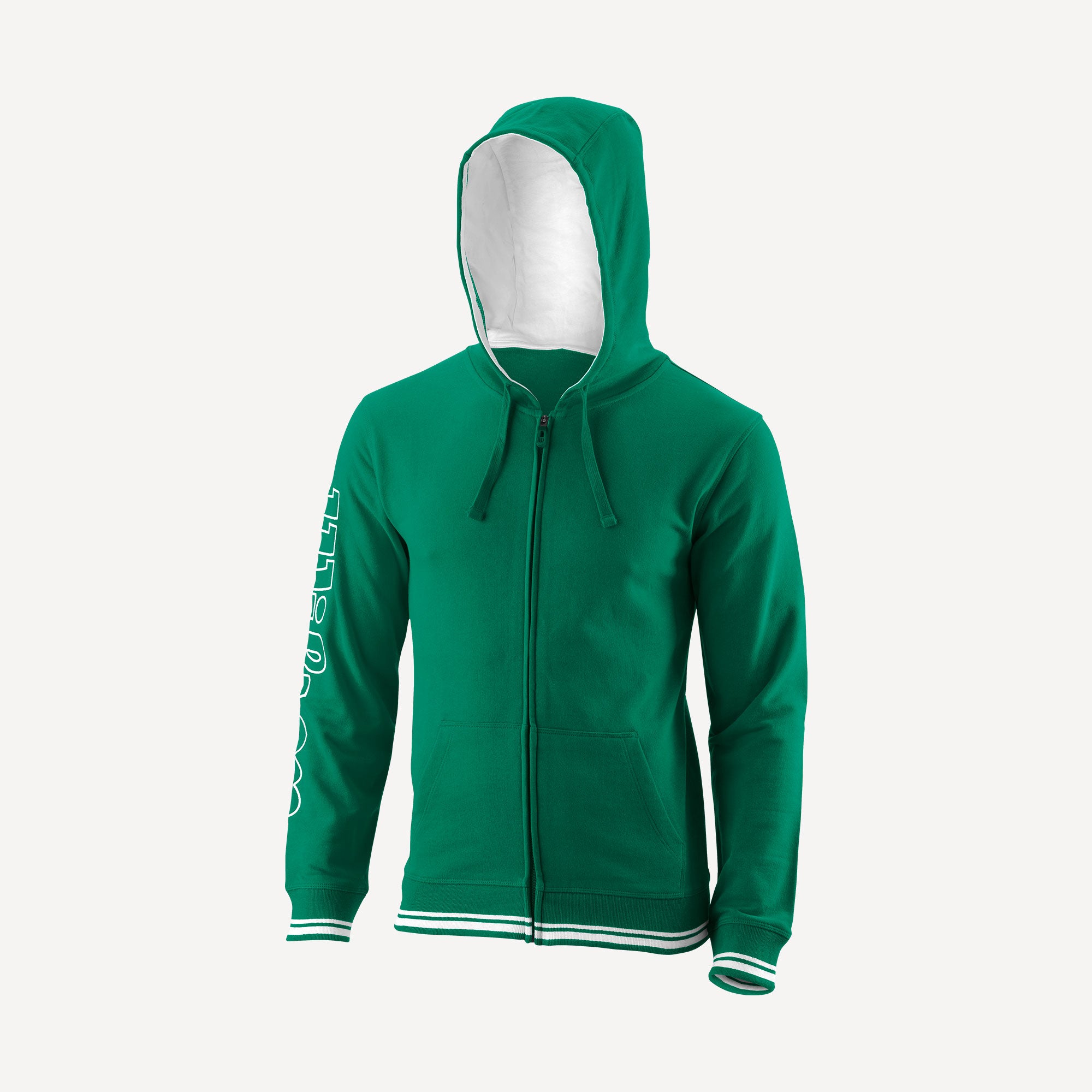 Wilson Team 2 Men's Full-Zip Tennis Hoodie Green (1)