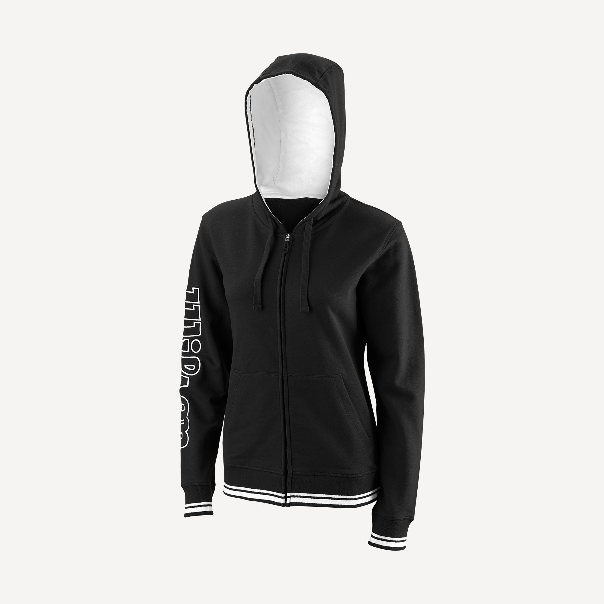 Wilson Team 2 Women's Full-Zip Tennis Hoodie Black (1)