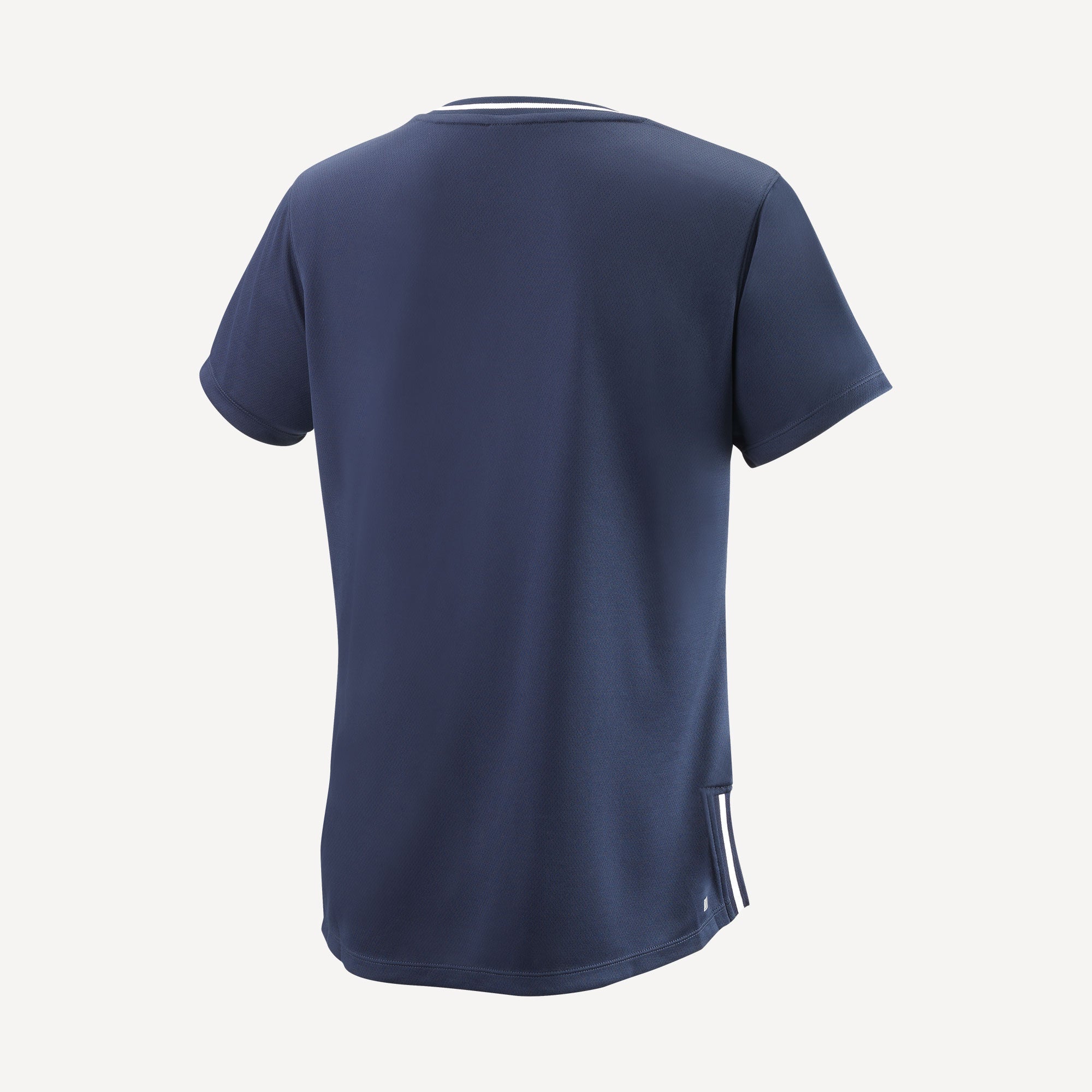 Wilson Team 2 Women's V-Neck Tennis Shirt Blue (2)