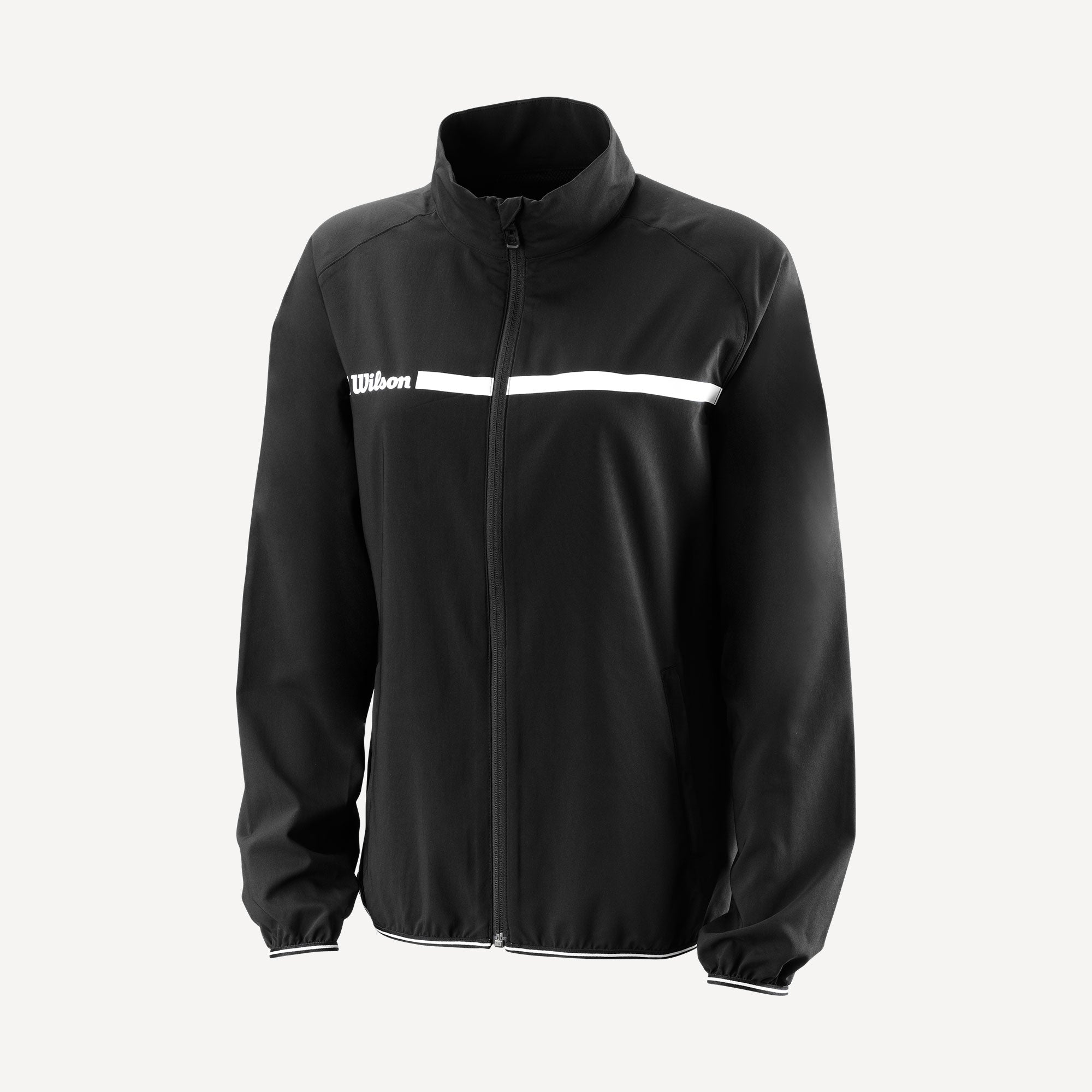 Wilson Team 2 Women's Woven Tennis Jacket Black (1)