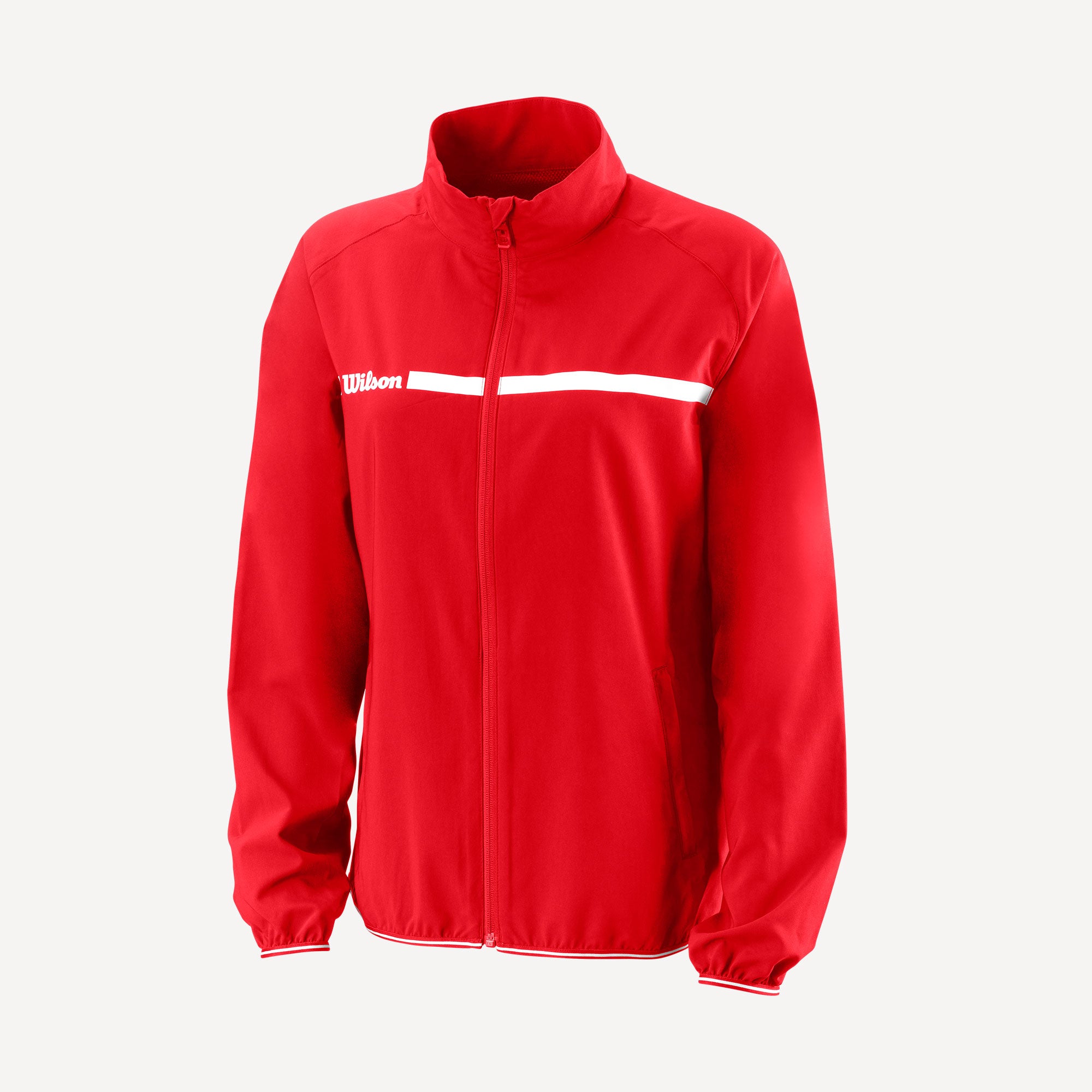 Wilson Team 2 Women's Woven Tennis Jacket Red (1)