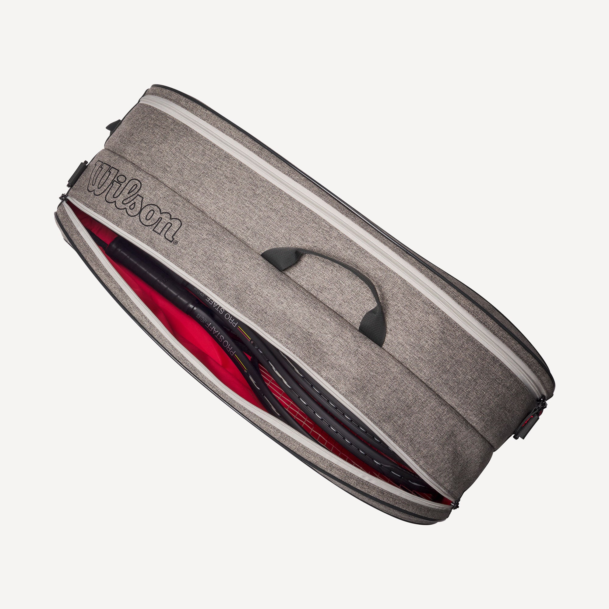 Wilson Team 6 Pack Tennis Racket Bag Grey (6)
