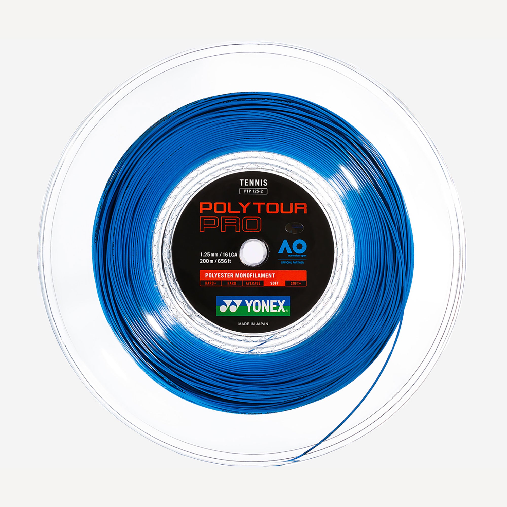 Yonex PolyTour Pro Tennis String Reel 200m Black