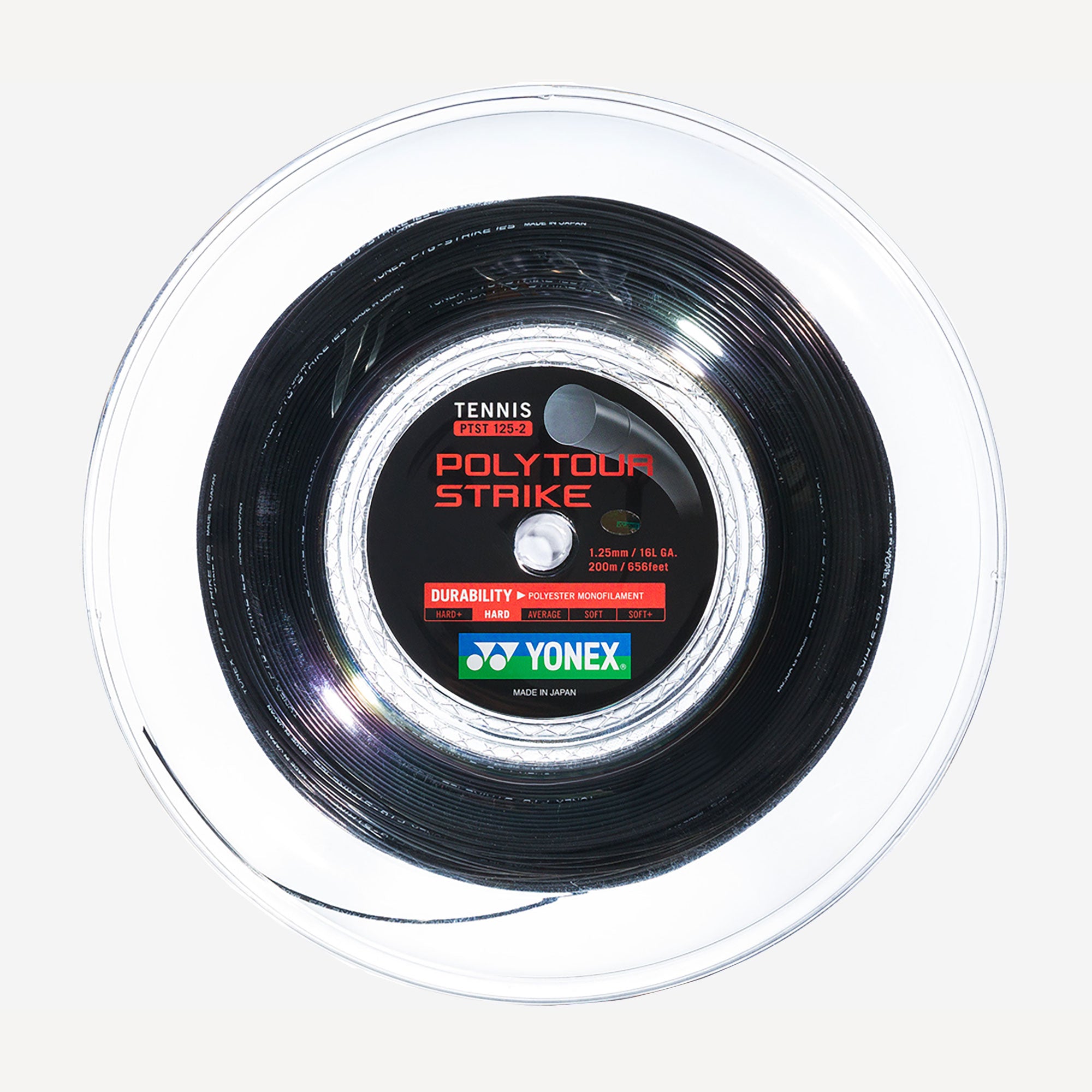 Yonex PolyTour Strike Tennis String Reel 200m Black