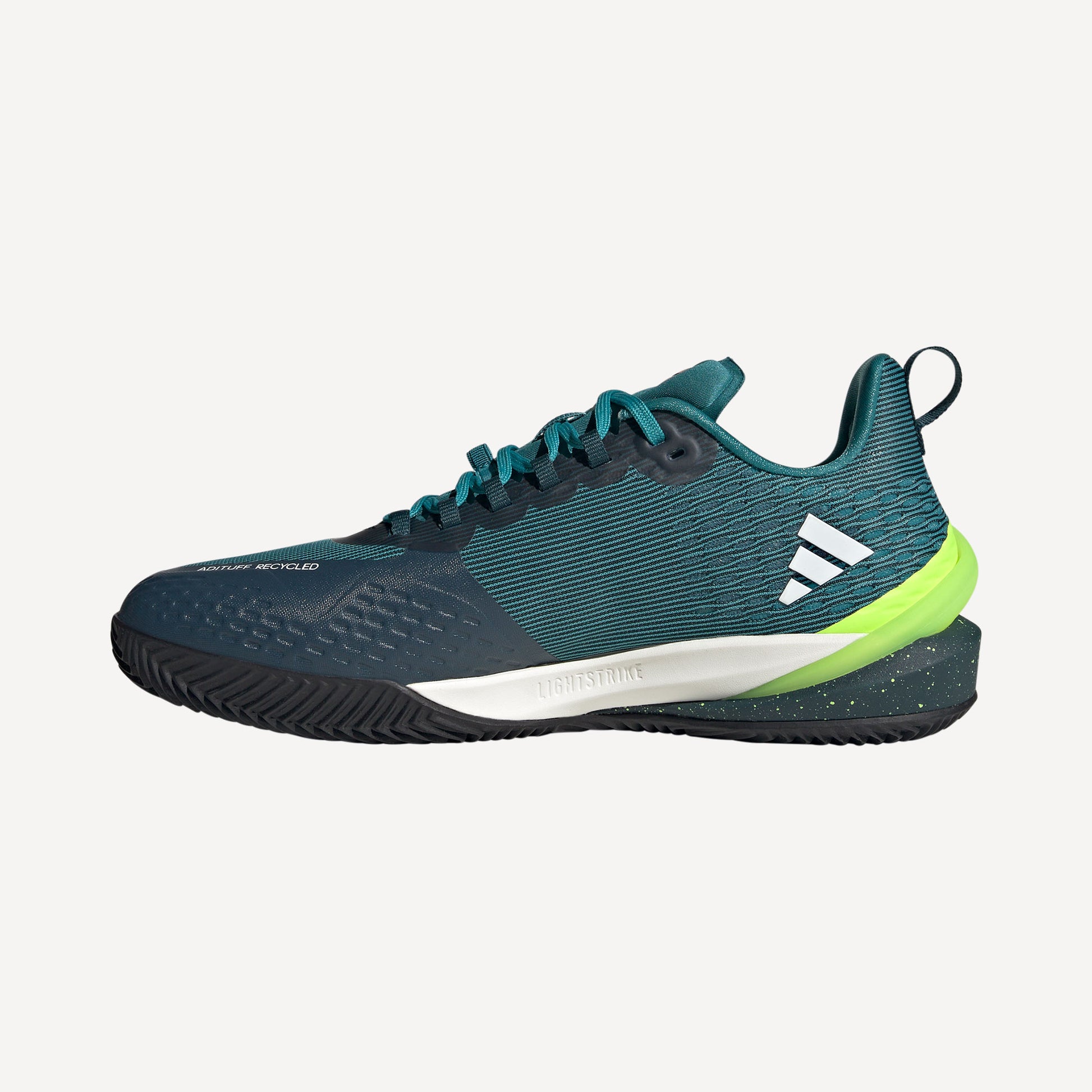 adidas adizero Cybersonic Men's Clay Court Tennis Shoes Green (3)