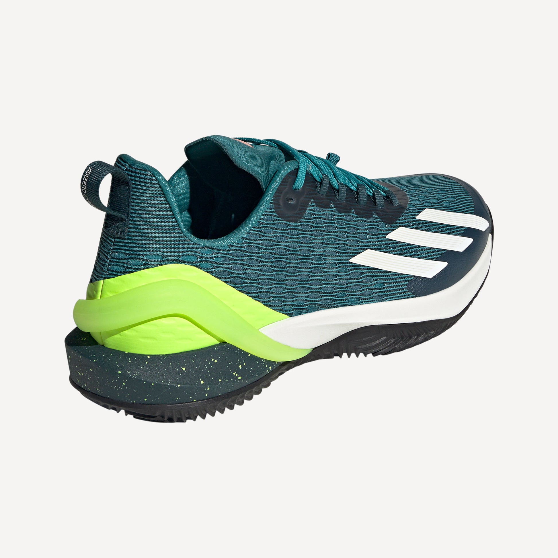 adidas adizero Cybersonic Men's Clay Court Tennis Shoes Green (6)