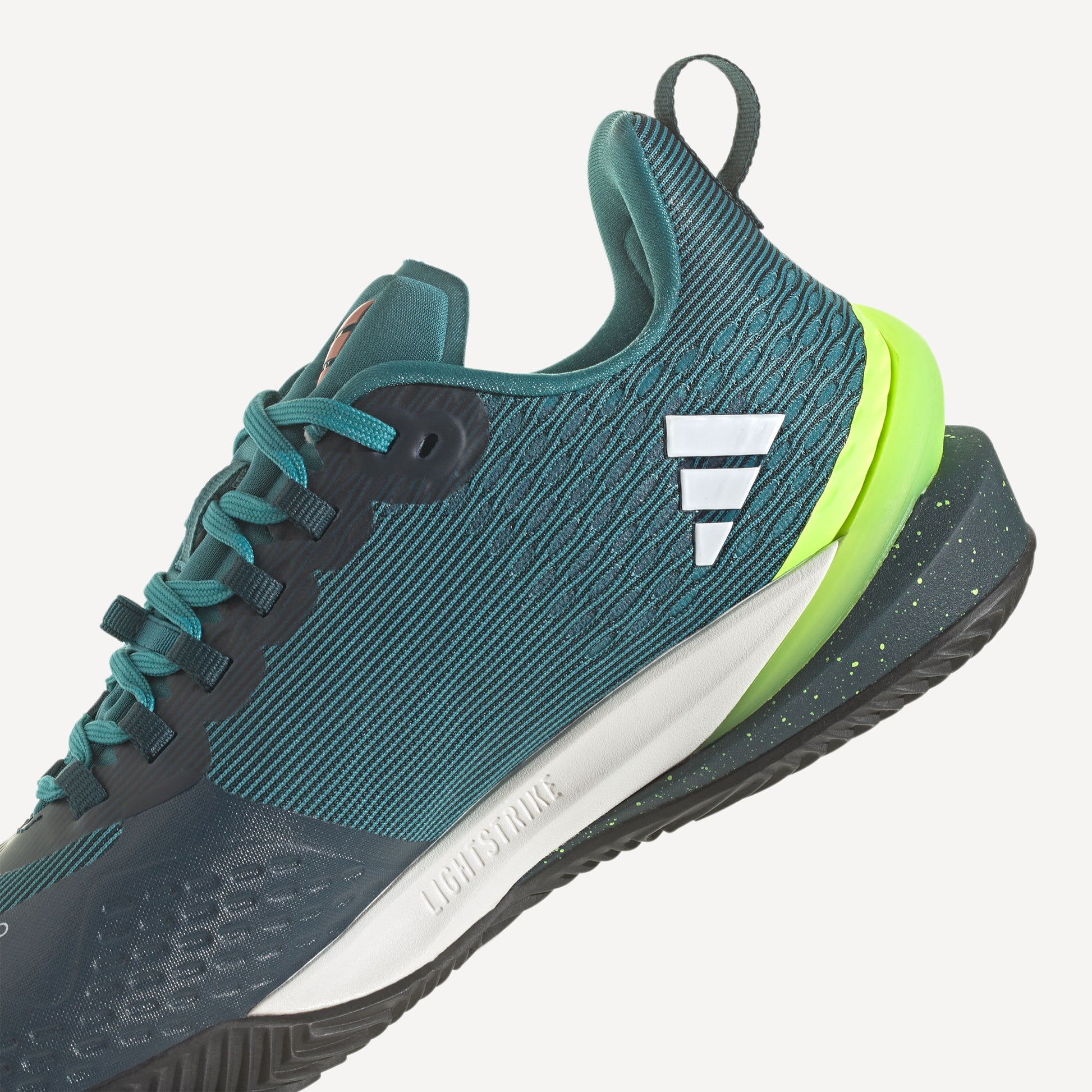 adidas adizero Cybersonic Men's Clay Court Tennis Shoes Green (7)
