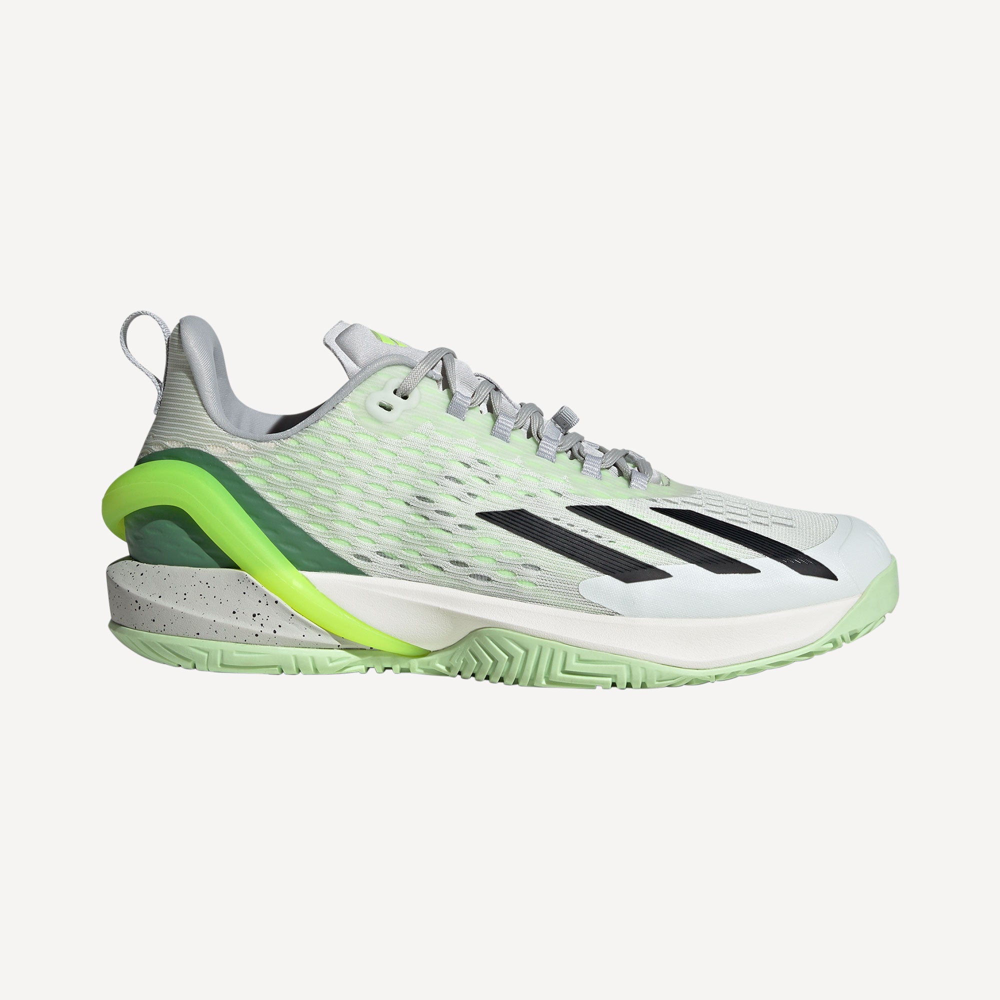 adidas adizero Cybersonic Men's Hard Court Tennis Shoes - Green (1)