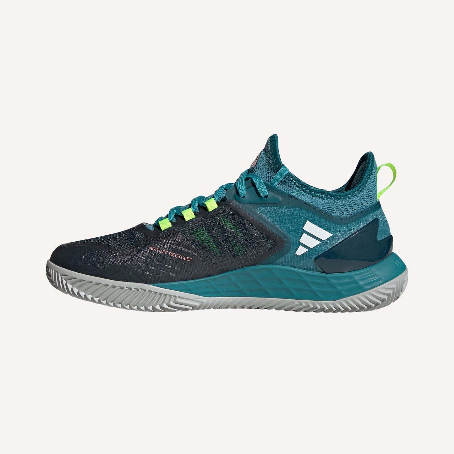 adidas adizero Ubersonic 4.1 Men's Clay Court Tennis Shoes Green (3)