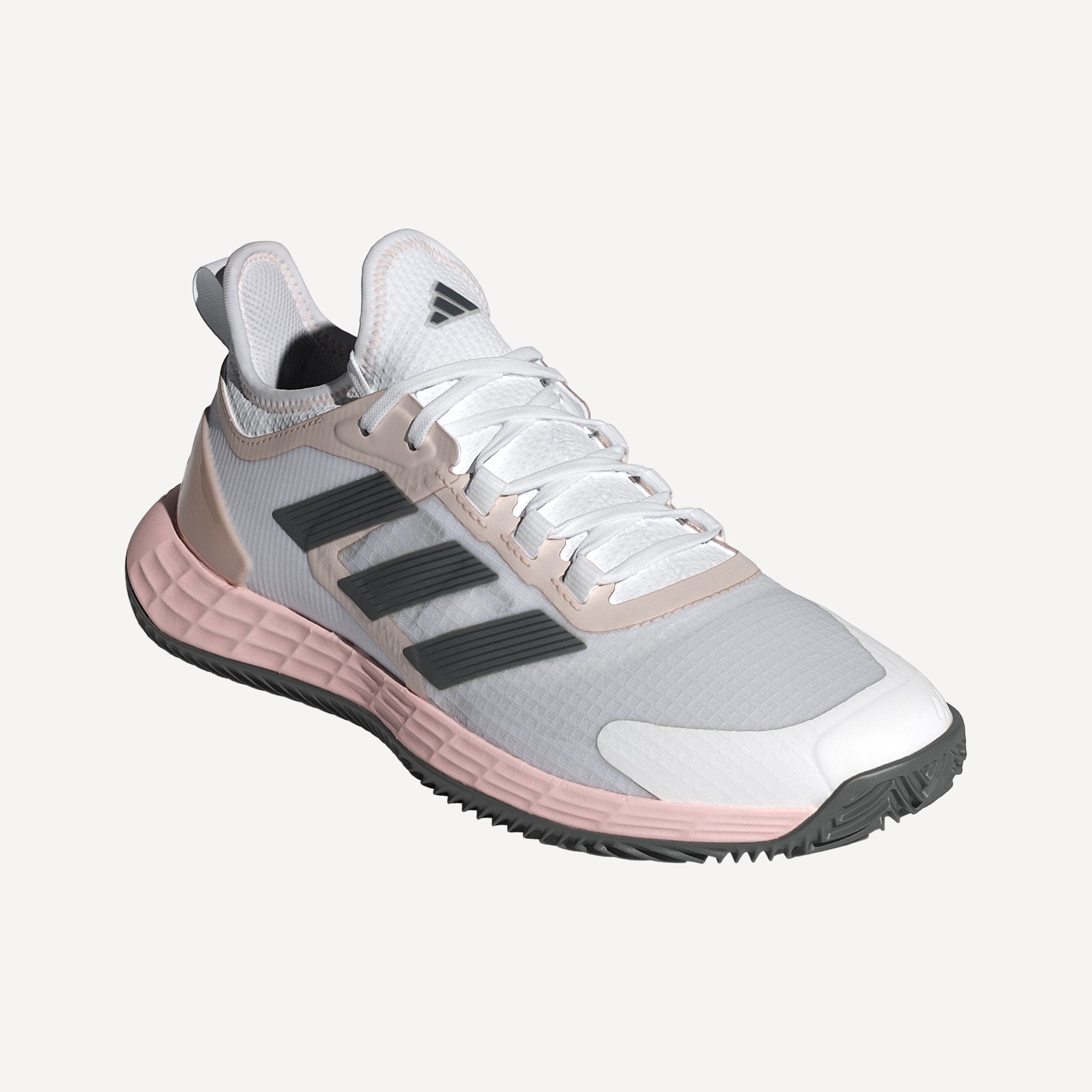 adidas AdiZero Ubersonic 4.1 Women's Clay Court Tennis Shoes - White (5)