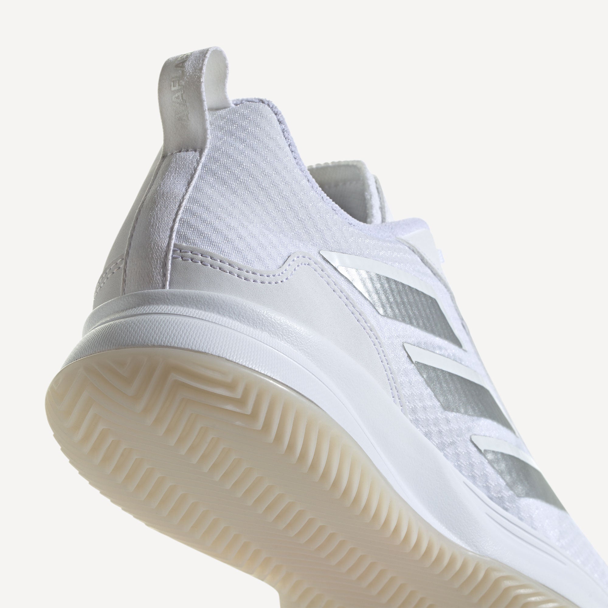 adidas Avaflash Women's Clay Court Tennis Shoes - White (8)