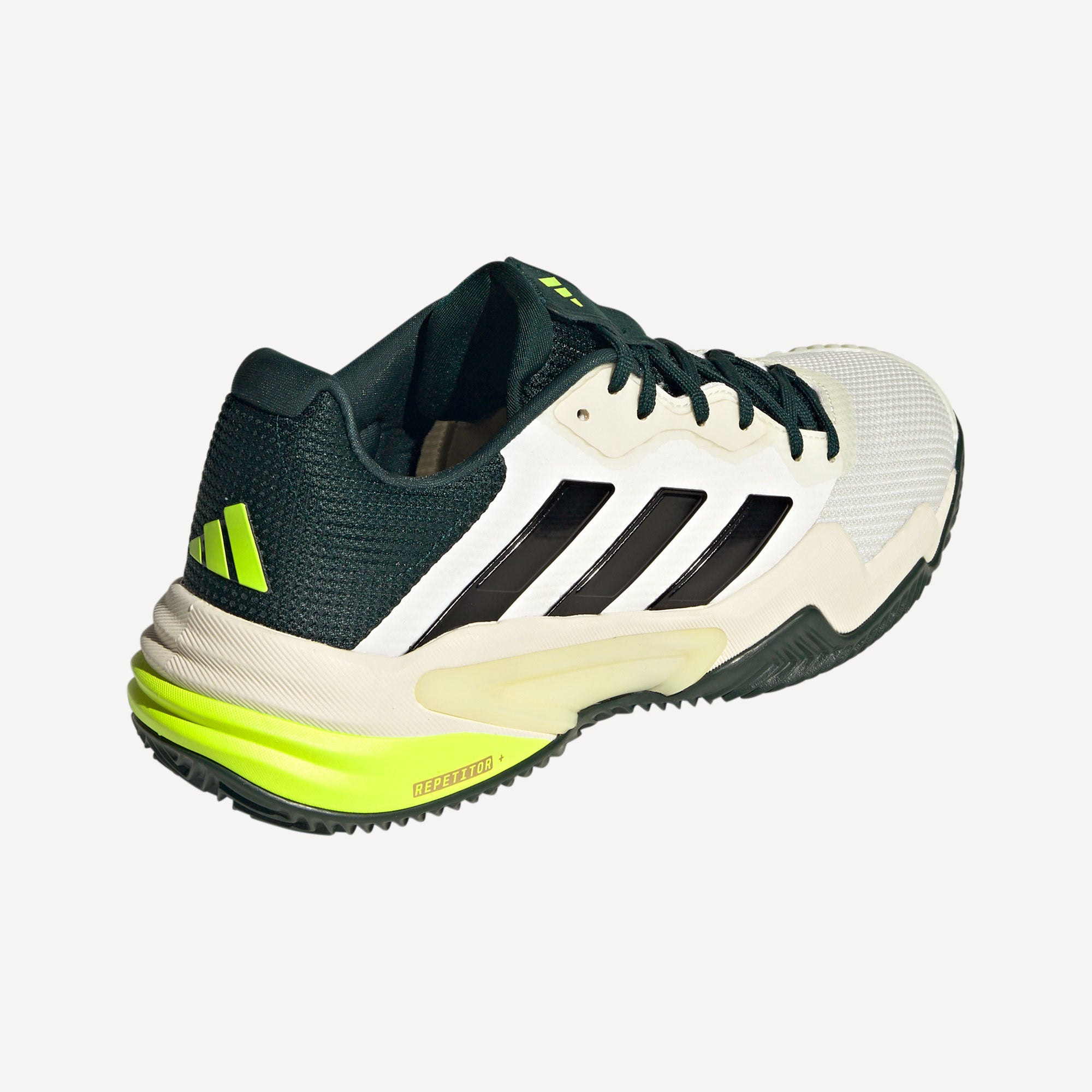 adidas Barricade 13 Men's Clay Court Tennis Shoes - White (6)
