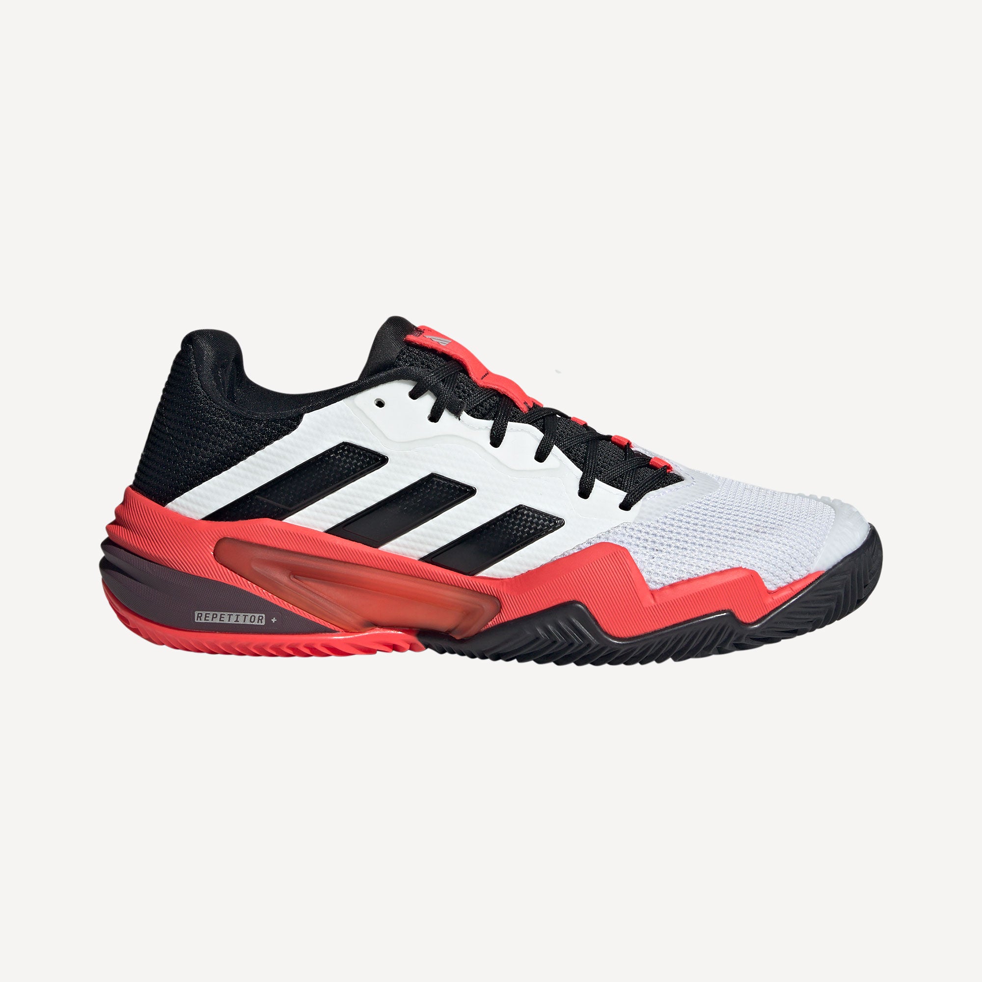 adidas Barricade 13 Men's Clay Court Tennis Shoes - White (1)