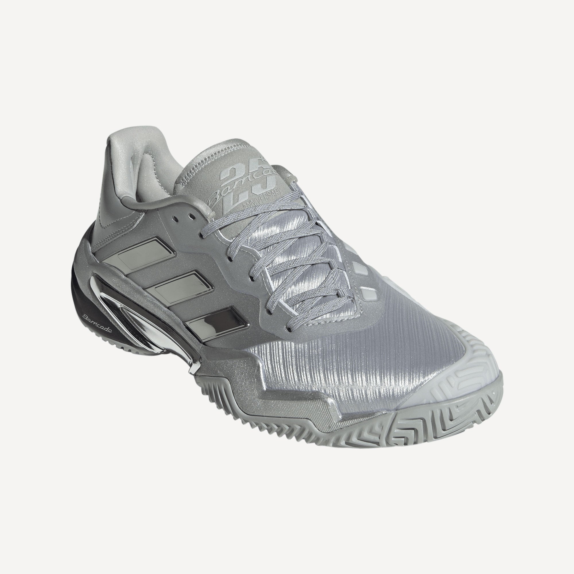 adidas Barricade 13 Silver Edition Men's Tennis Shoes (5)