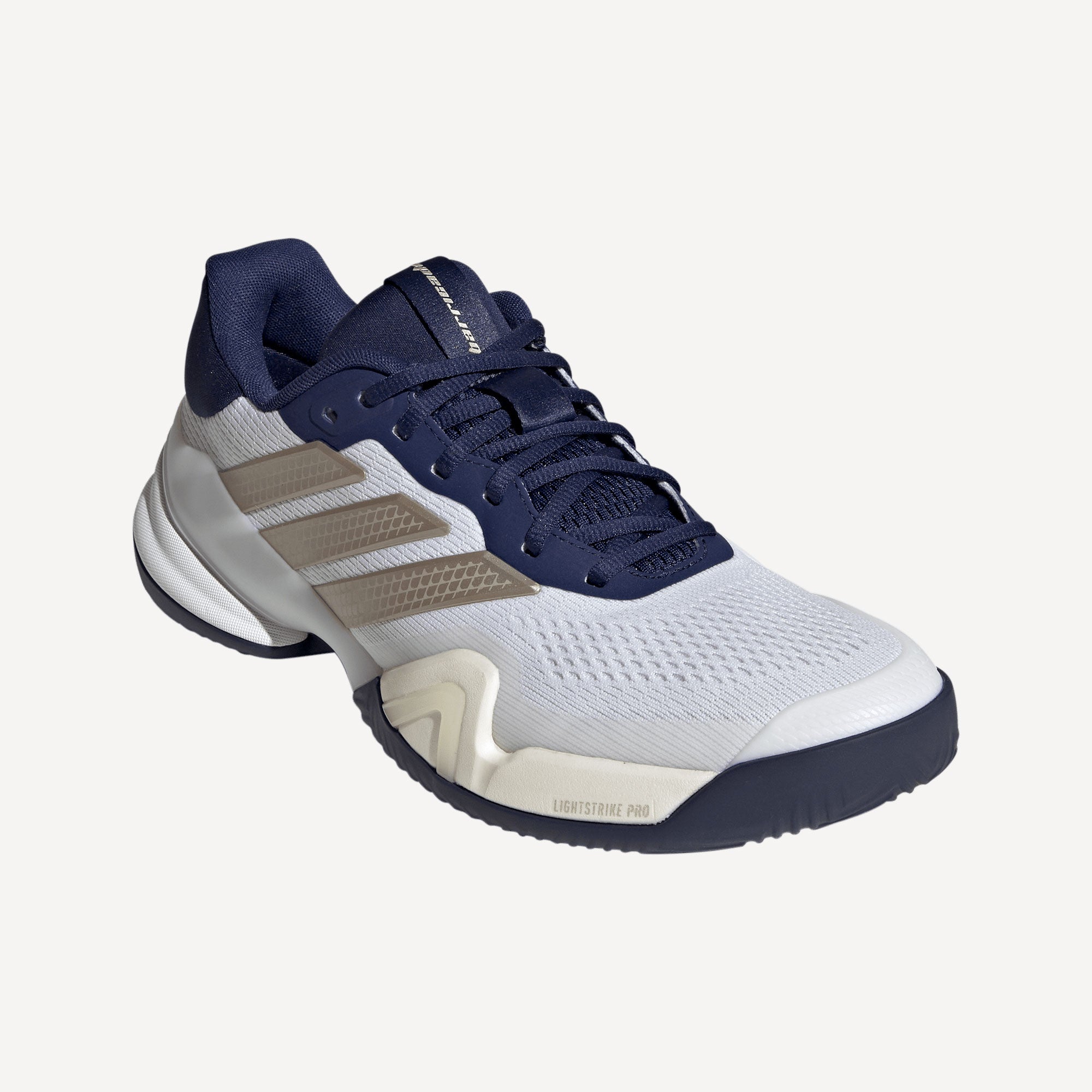 adidas Barricade 14 Men's Clay Court Tennis Shoes - White (5)