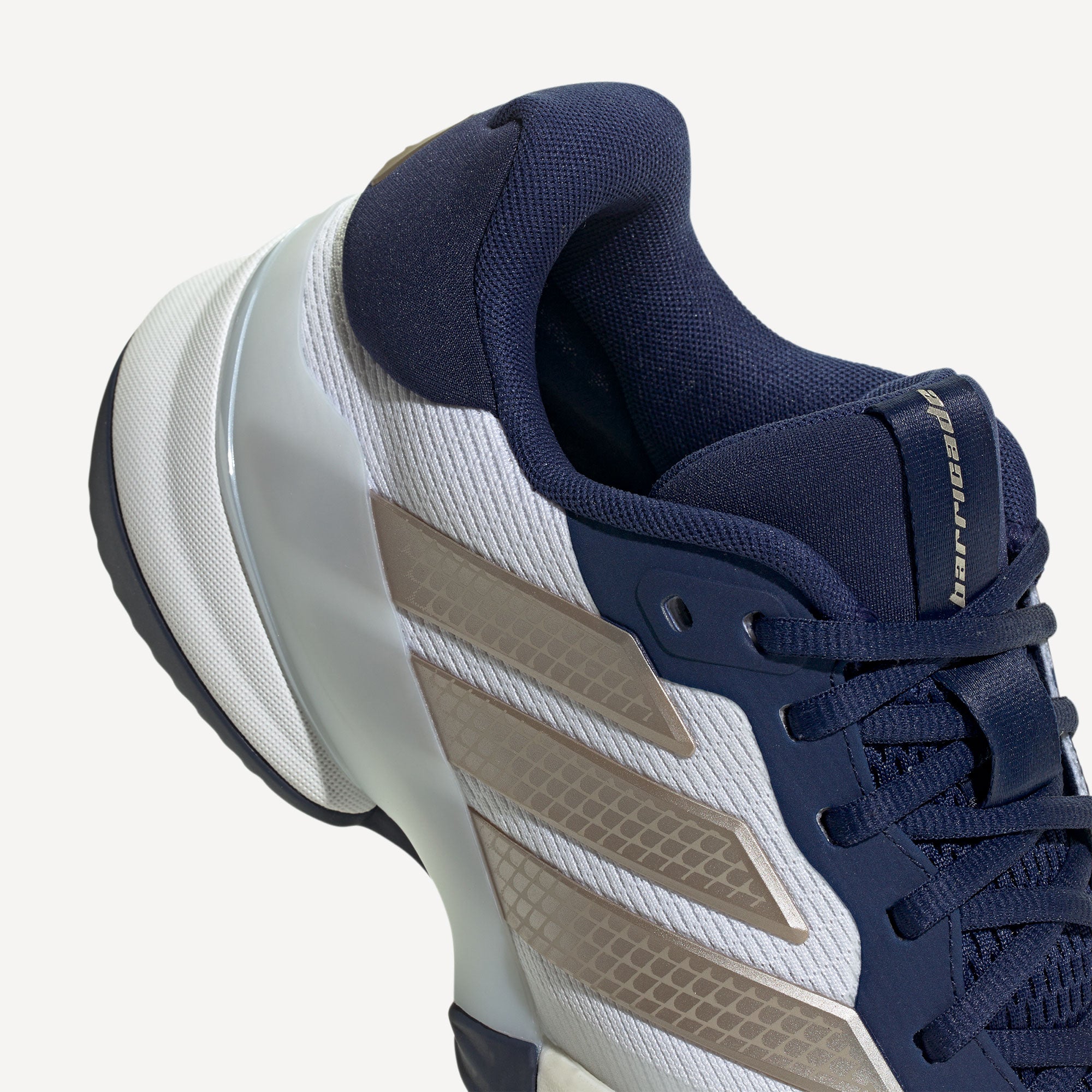 adidas Barricade 14 Men's Clay Court Tennis Shoes - White (8)