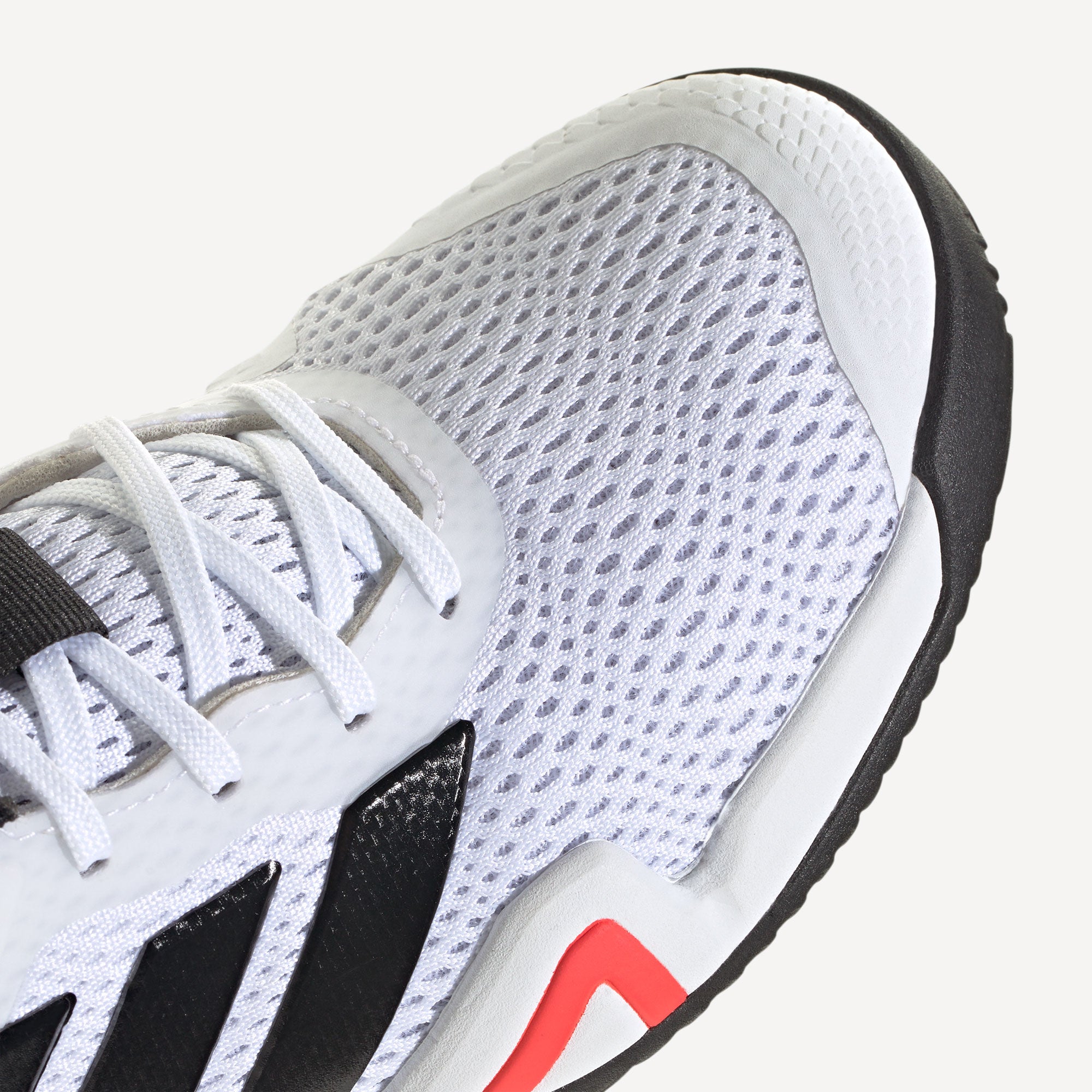 adidas Barricade Kids' Tennis Shoes - White (8)